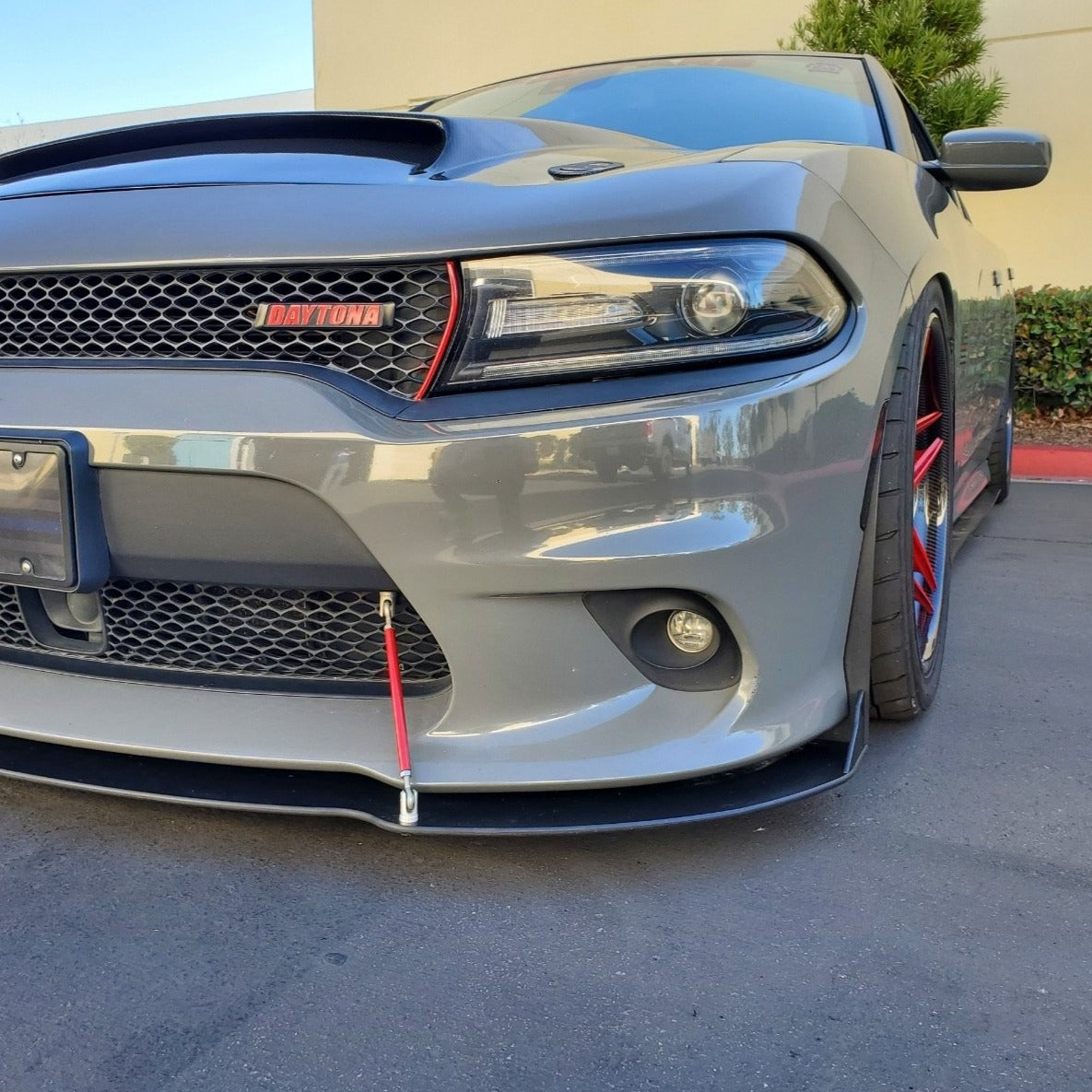 Dodge Charger 2015–2023 SRT Stealth Front Splitter Extension – Hellcat, Scat Pack, Daytona | ZL1 Addons