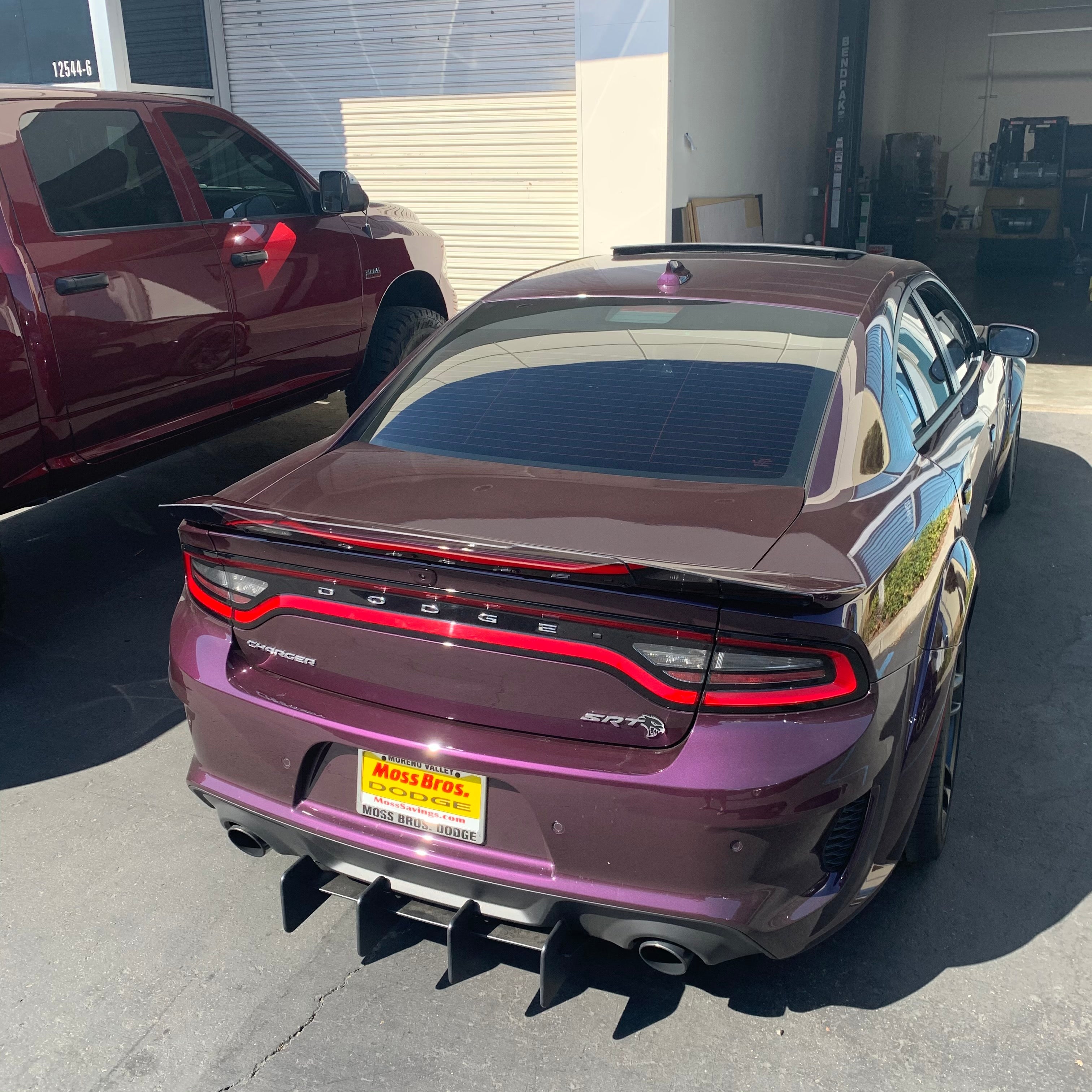 Dodge Charger 2020-2023 Hellcat/Redeye Stealth Wicker Bill – Two-Piece Lexan | ZL1 Addons