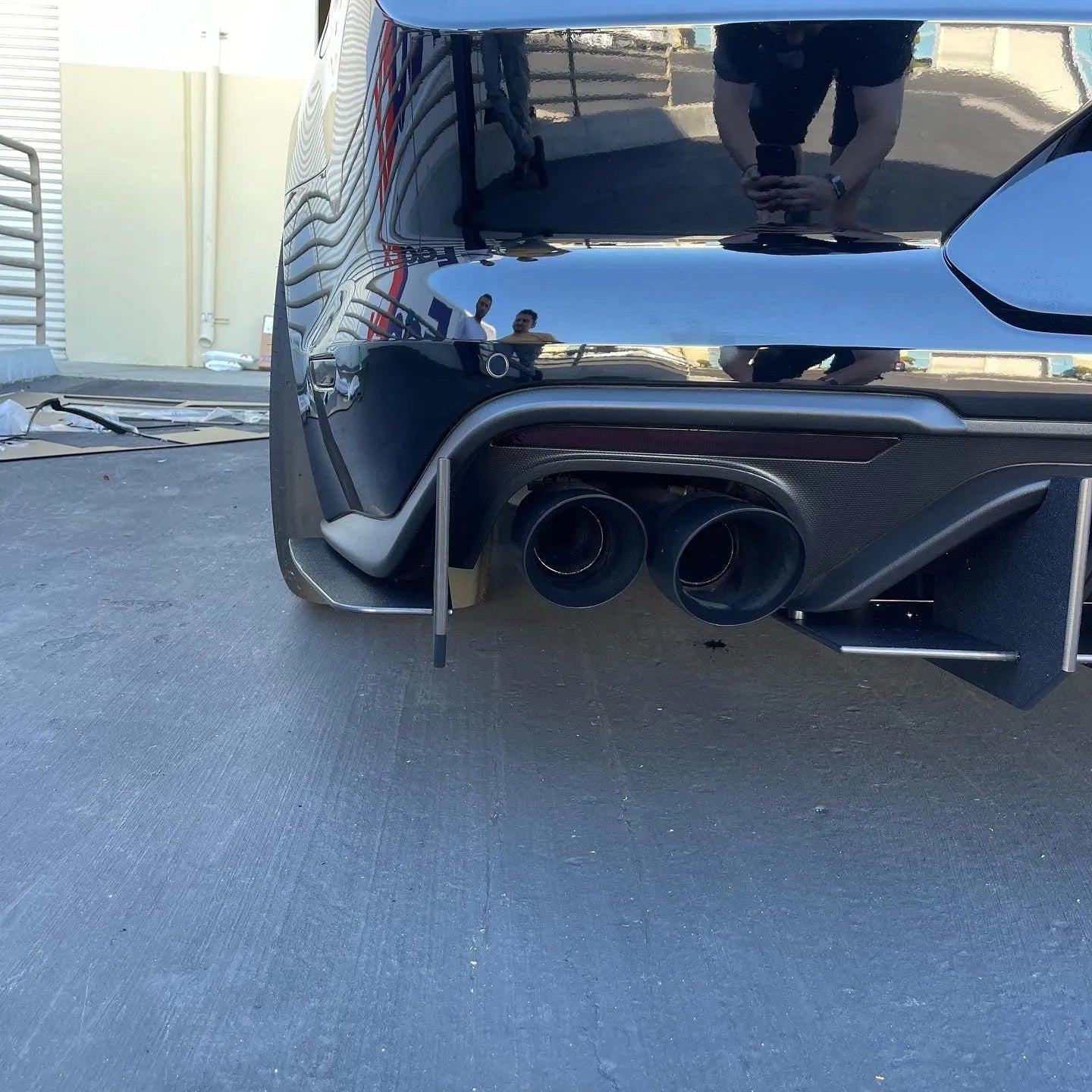 2018–2023 Ford Mustang GT Stealth Rear Diffuser – Quad Exhaust Performance Diffuser