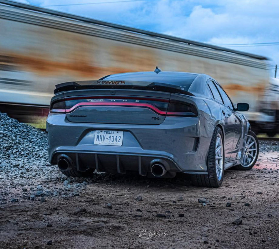 Dodge Charger 2015–2023 SRT Standard Wicker Bill – Two-Piece Lexan Spoiler Upgrade | ZL1 Addons