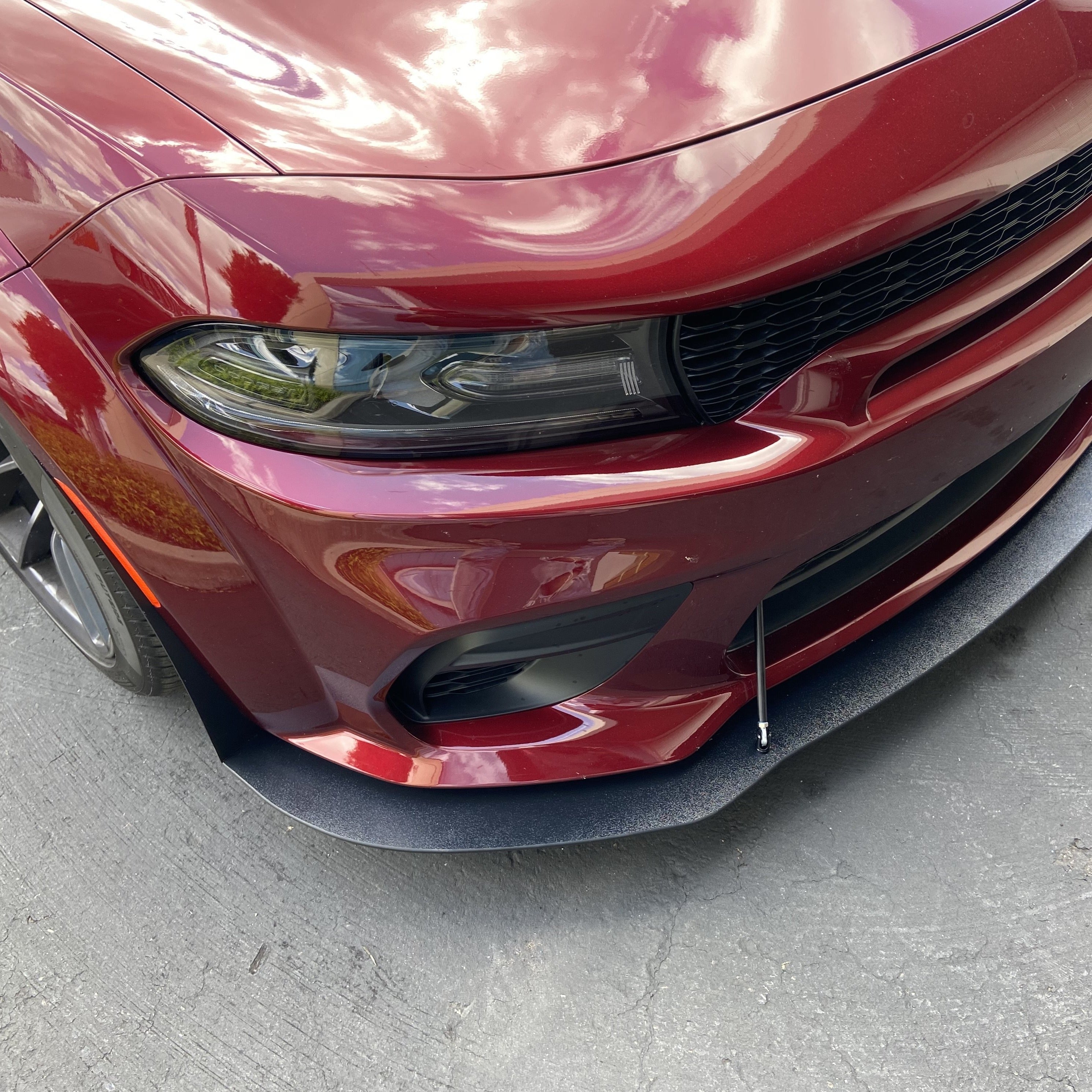 Dodge Charger 2020–2023 Widebody Front Splitter Extension – ABS Aero Upgrade | ZL1 Addons