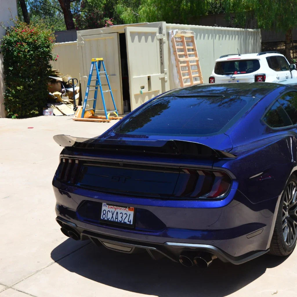 2015–2023 Mustang MMD V-Series Wicker Bill – Rear Spoiler Extension (Lexan)