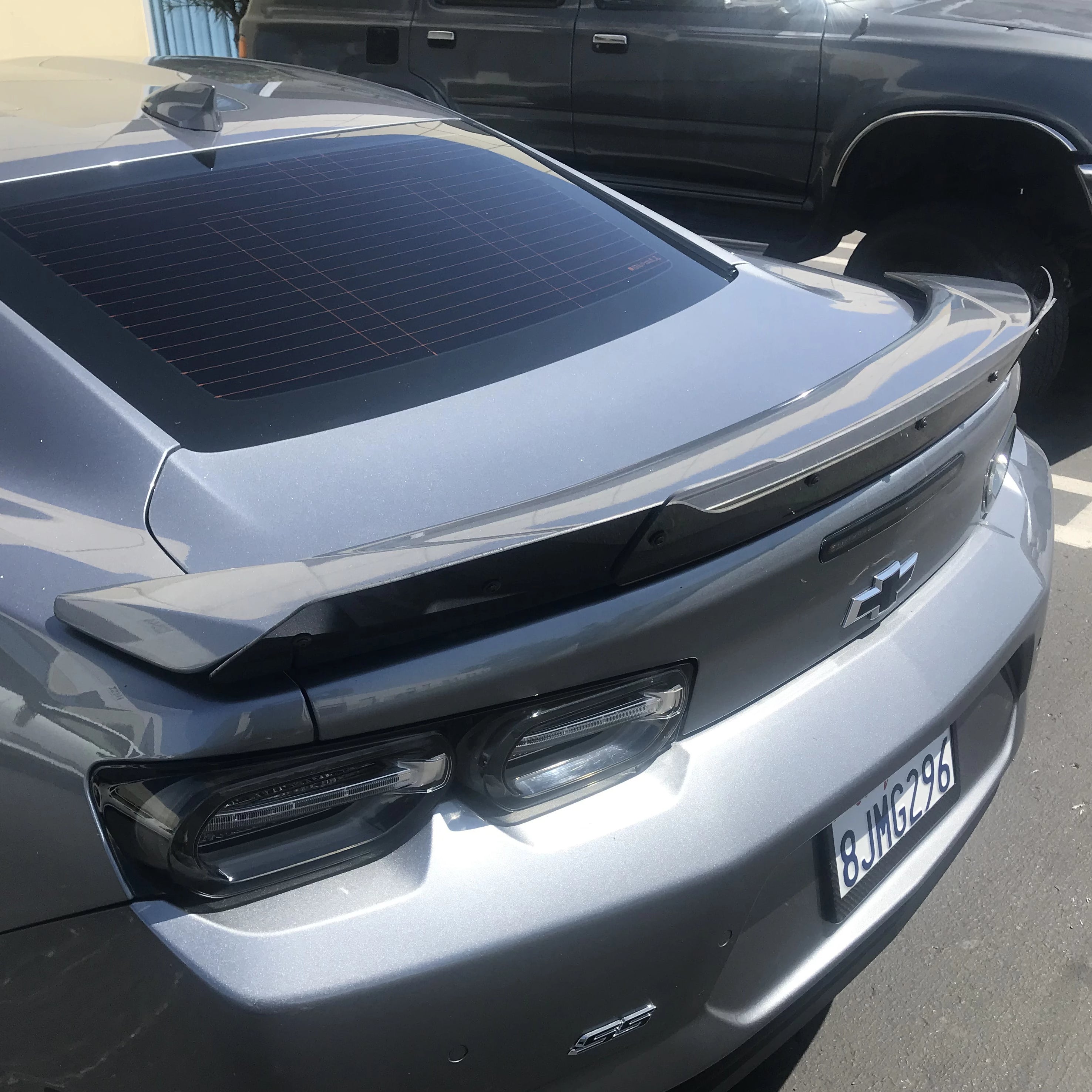 2019–2024 Camaro SS Wicker Bill for OEM Spoiler w/ Active Rear-View Camera (ZL1 Addons)