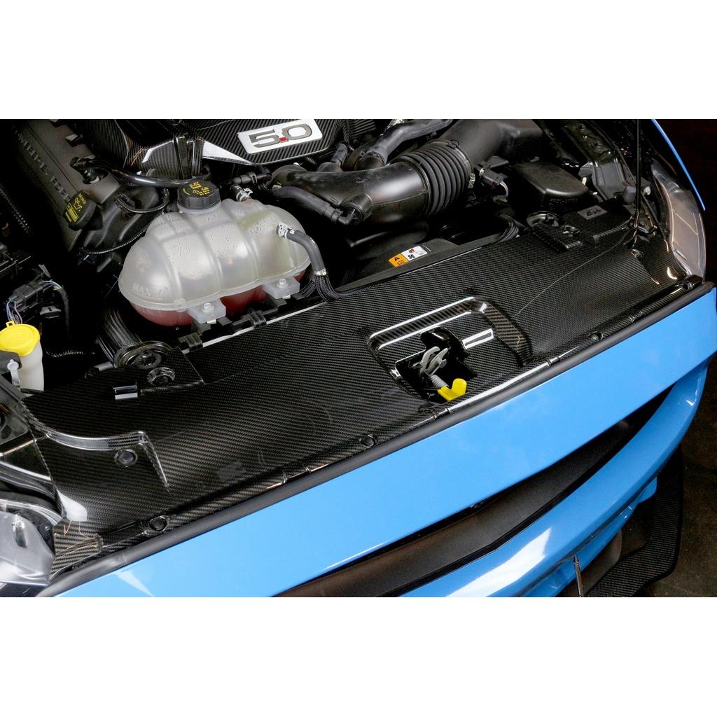 Ford Mustang S550 GT 5.0 Carbon Fiber Radiator Cooling Plate (2015–2017) by APR Performance
