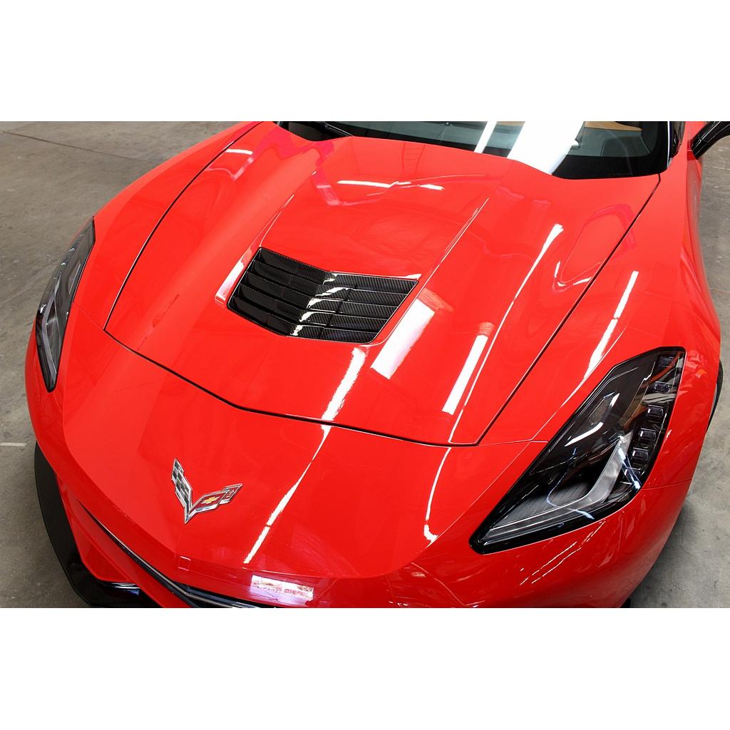 Chevrolet Corvette C7 / C7 Z06 Carbon Fiber Hood Vent (OEM Replacement) by APR Performance