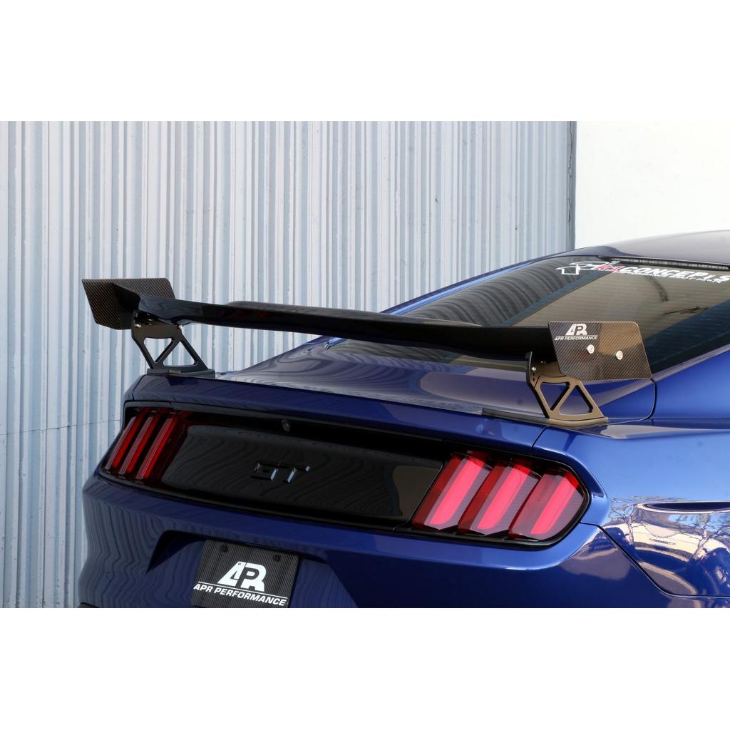 APR Performance GTC-200 Carbon Fiber Adjustable Rear Wing for 2015–2017 Ford Mustang Shelby GT350, GT500 & GT Mustang