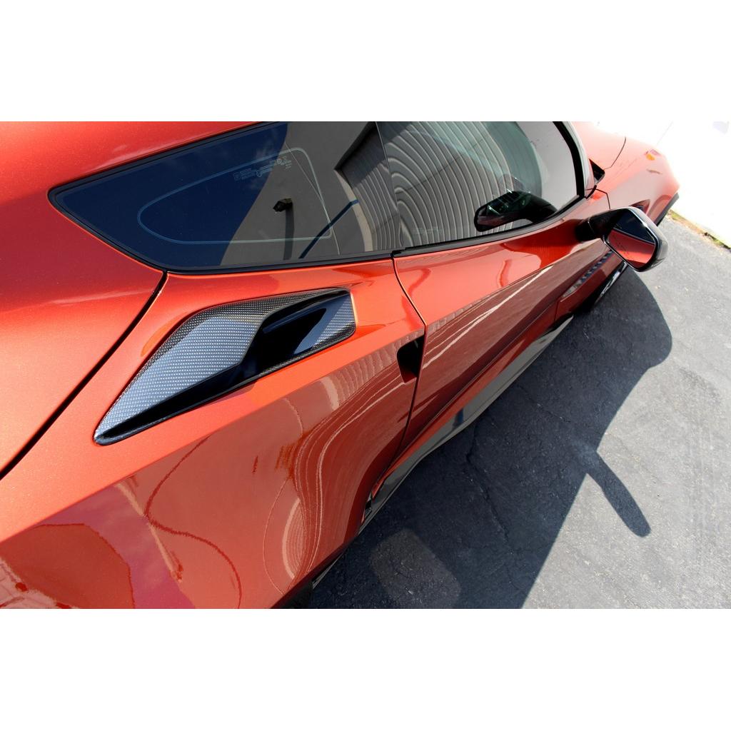 Chevrolet Corvette C7 Stingray / Z06 Carbon Fiber Quarter Panel Intake Vents (OEM Replacement) by APR Performance