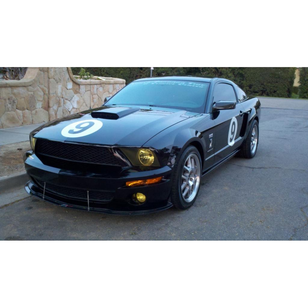 APR Performance Carbon Fiber Front Wind Splitter with Support Rods for 2007–2009 Ford Mustang Shelby GT500