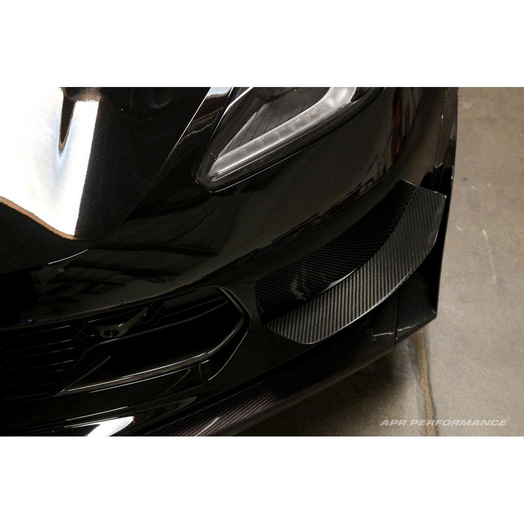 Chevrolet Corvette C7 / C7 Z06 Carbon Fiber Front Bumper Race Canards by APR Performance