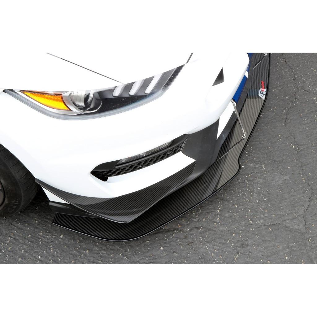 Ford Mustang Shelby GT350 / GT350R Carbon Fiber Front Bumper Canards (2016–2020) by APR Performance