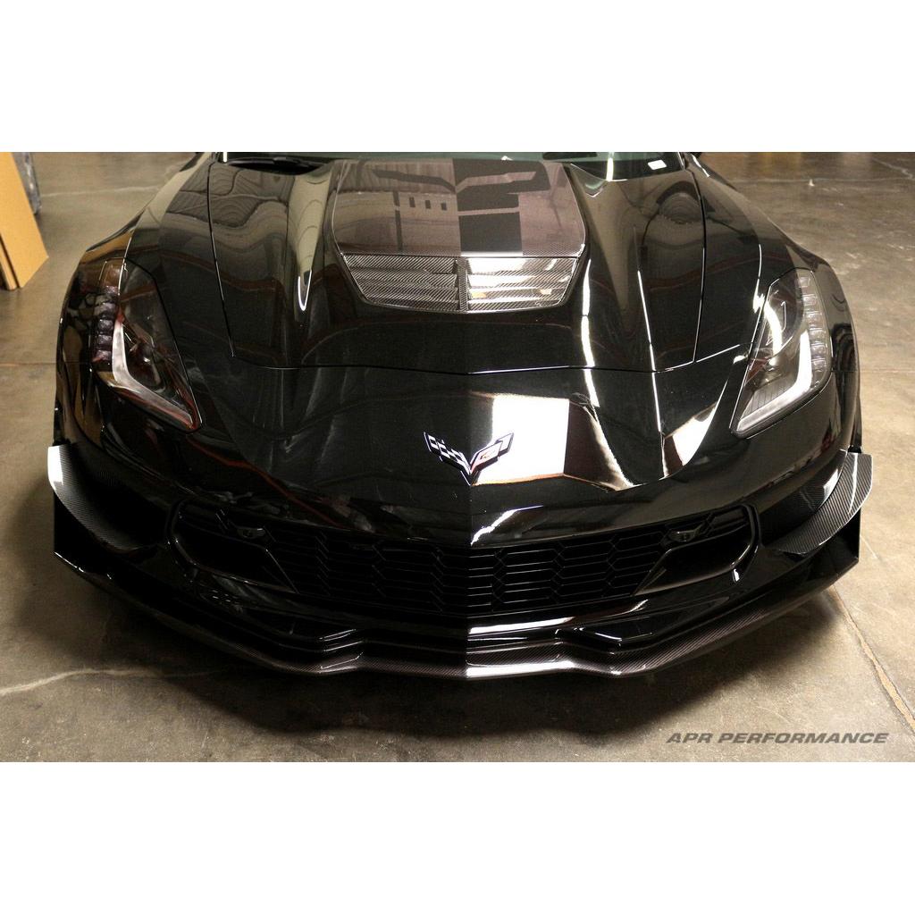 Chevrolet Corvette C7 / C7 Z06 Carbon Fiber Front Bumper Race Canards by APR Performance