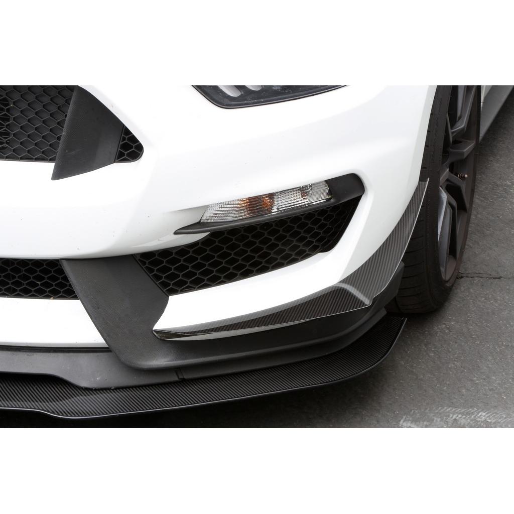 Ford Mustang Shelby GT350 / GT350R Carbon Fiber Front Bumper Canards (2016–2020) by APR Performance