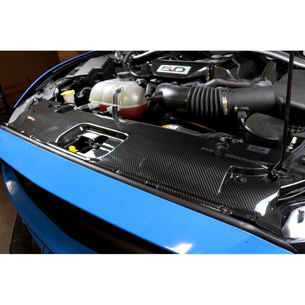 Ford Mustang S550 GT 5.0 Carbon Fiber Radiator Cooling Plate (2015–2017) by APR Performance