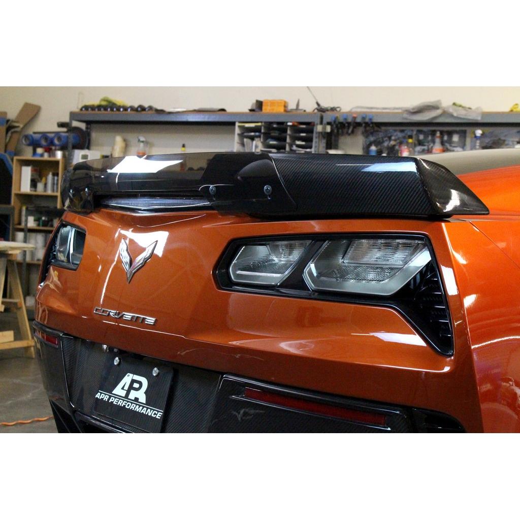 Chevrolet Corvette C7 Z06 Carbon Fiber Rear Deck Track Pack Spoiler by APR Performance