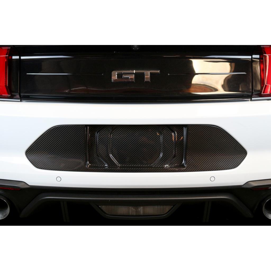 Ford Mustang S550 Carbon Fiber License Plate Backing (2018–2023) by APR Performance