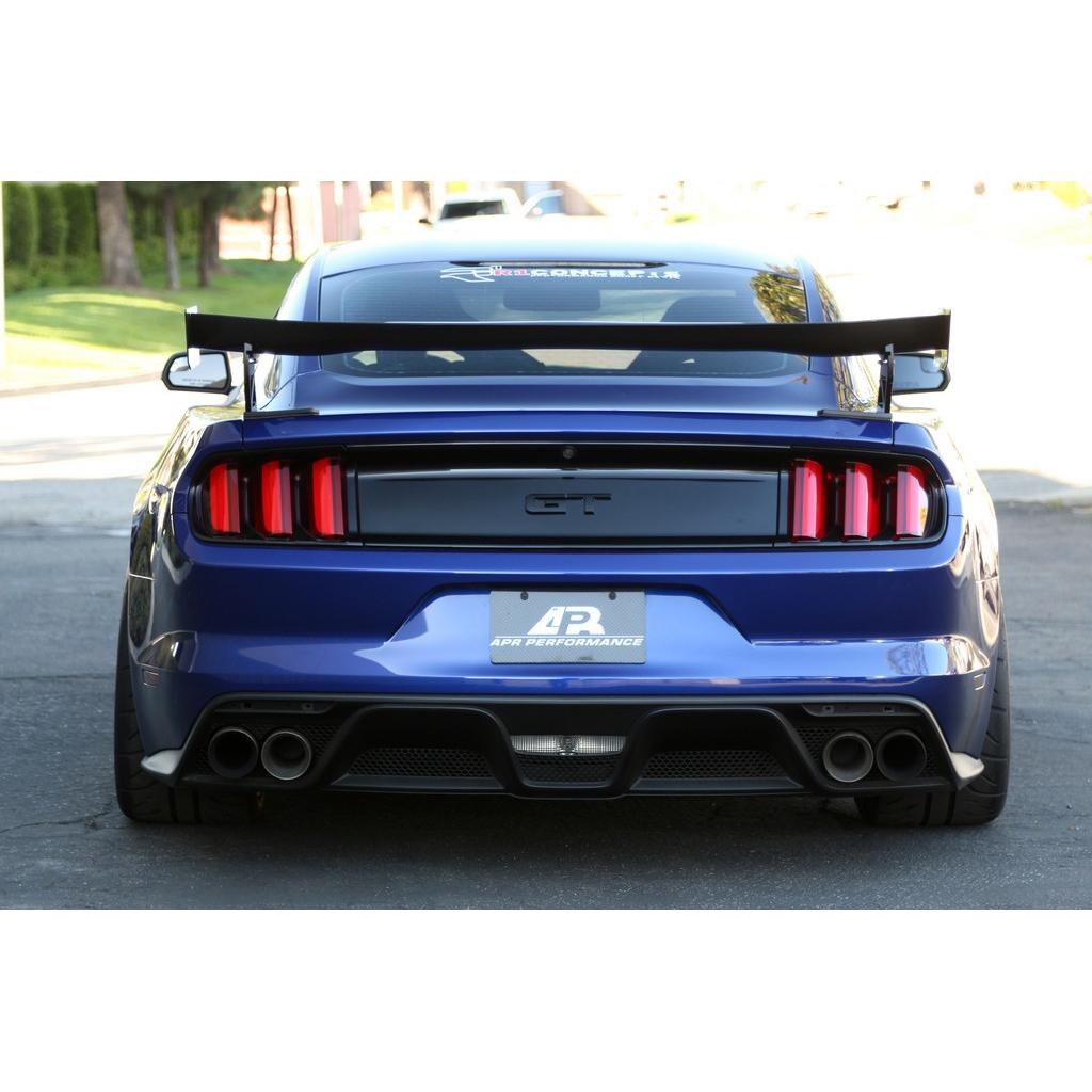 APR Performance GTC-200 Carbon Fiber Adjustable Rear Wing for 2015–2017 Ford Mustang Shelby GT350, GT500 & GT Mustang
