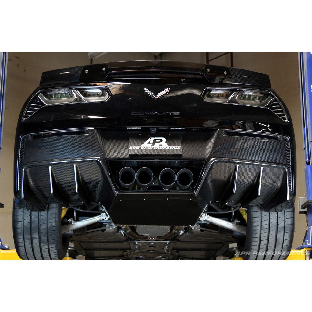 Chevrolet Corvette C7 / C7 Z06 Carbon Fiber Rear Diffuser (Version 2) by APR Performance