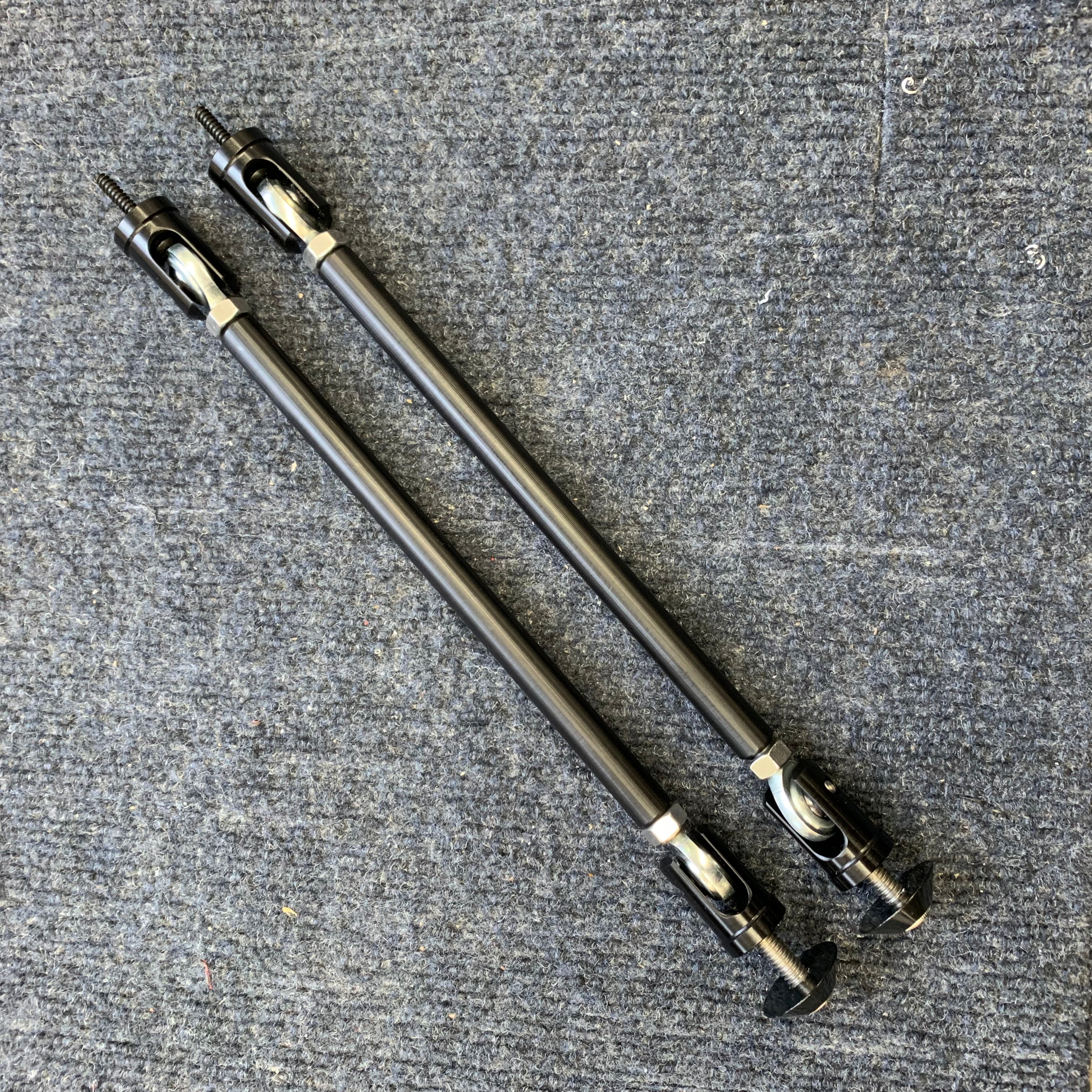 Premium GT4 Adjustable Splitter Support Rods – Billet Aluminum, Natural or Black Anodized | ZL1 Addons