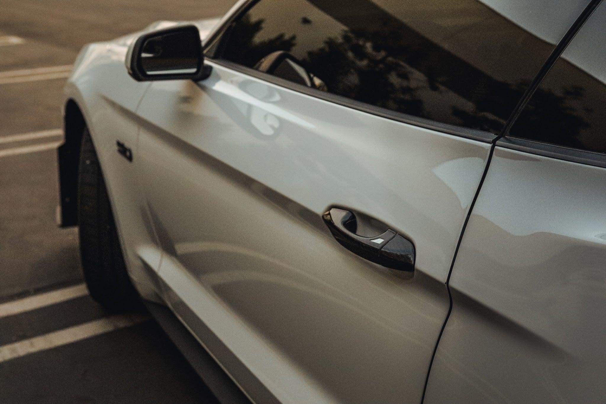 Mustang 2015-2023 Carbon Fiber Exterior Door Handle Covers Carbon Fiber  Pars, Accessories, Upgrades, and Mods