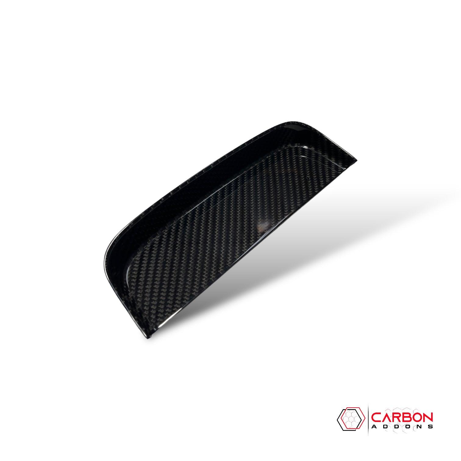 Real Carbon Fiber interior coin tray cover | 2015-2023 Ford Mustang - carbonaddons Carbon Fiber Parts, Accessories, Upgrades, Mods