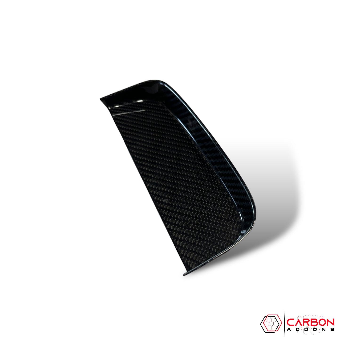 Real Carbon Fiber interior coin tray cover | 2015-2023 Ford Mustang - carbonaddons Carbon Fiber Parts, Accessories, Upgrades, Mods