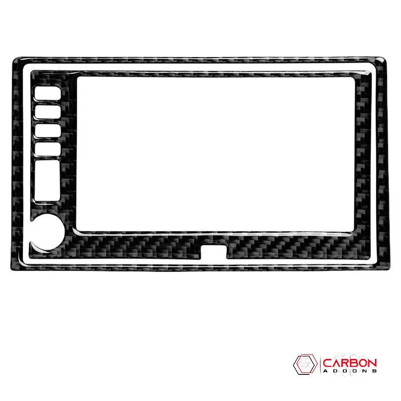 Real Carbon Fiber Radio & Navigation Control Panel Overlay | C6 2005-2013 Corvette - carbonaddons Carbon Fiber Parts, Accessories, Upgrades, Mods