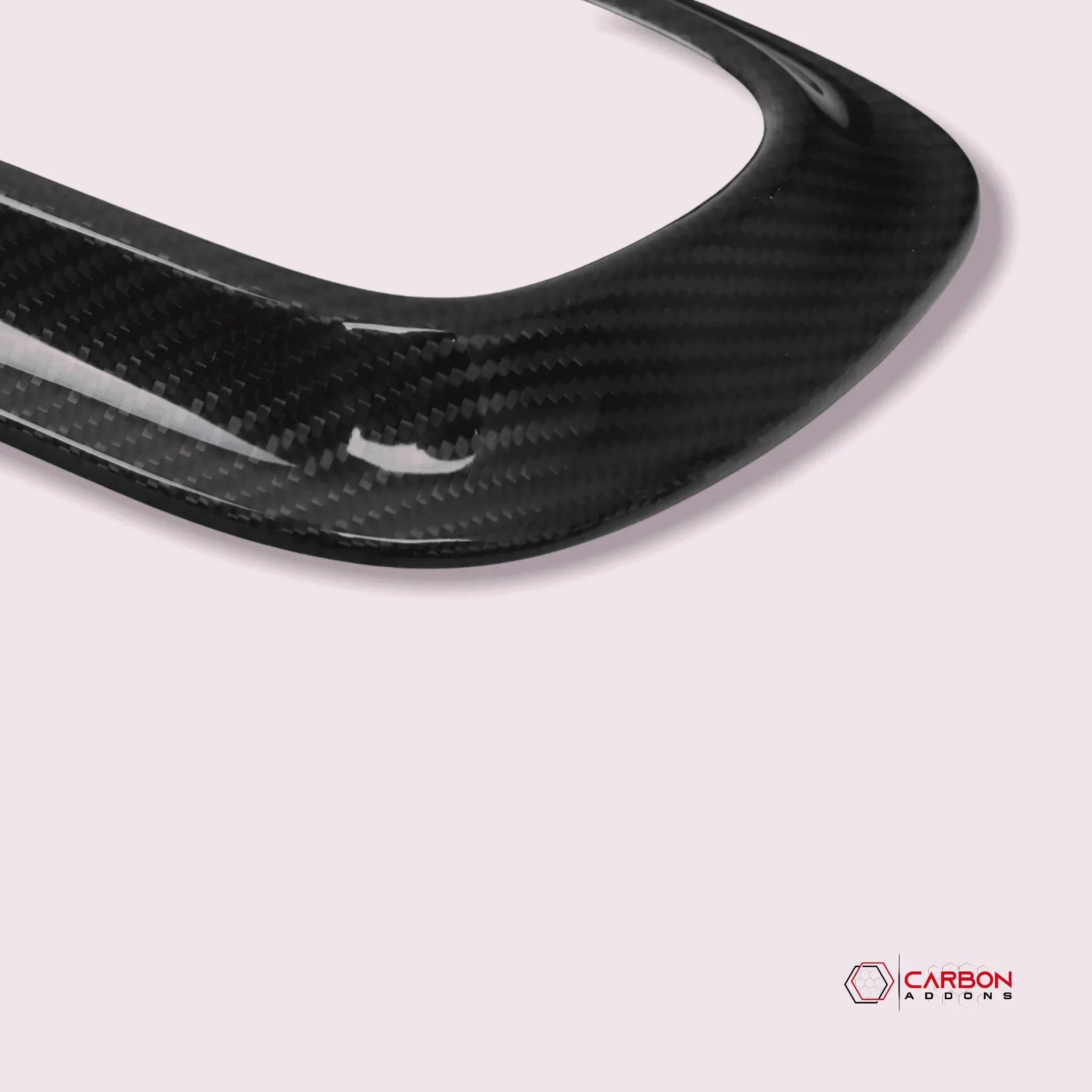 Real Carbon Fiber Taillight Trim Bezel Cover for 2015-2023 Dodge