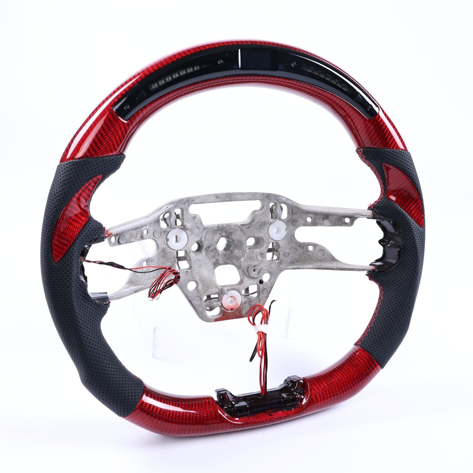 Customizable Heated Carbon Fiber Steering Wheel for 2024+ Ford Mustang