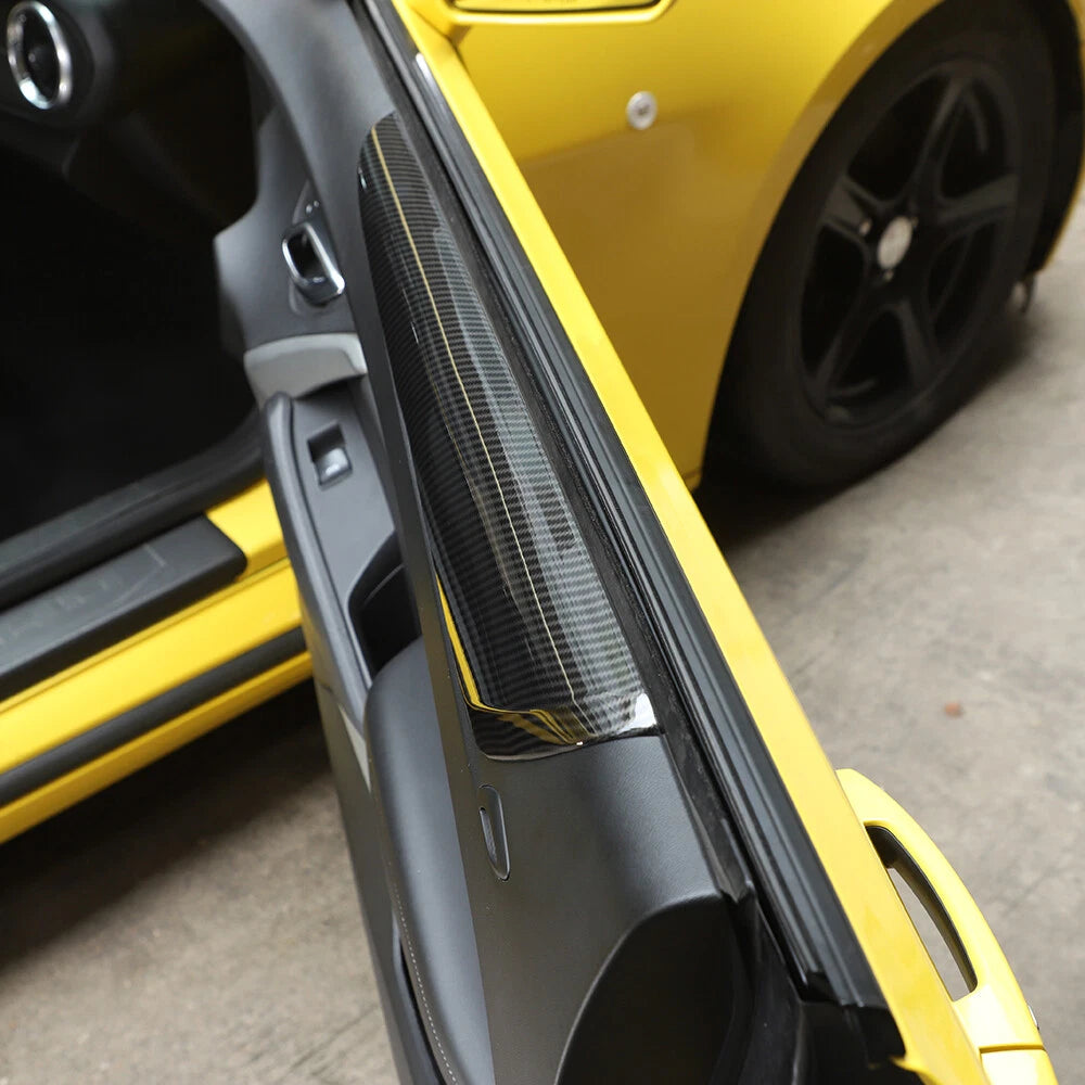 2016–2024 Chevrolet Camaro Real Carbon Fiber Door Panel Armrest Trim Cover