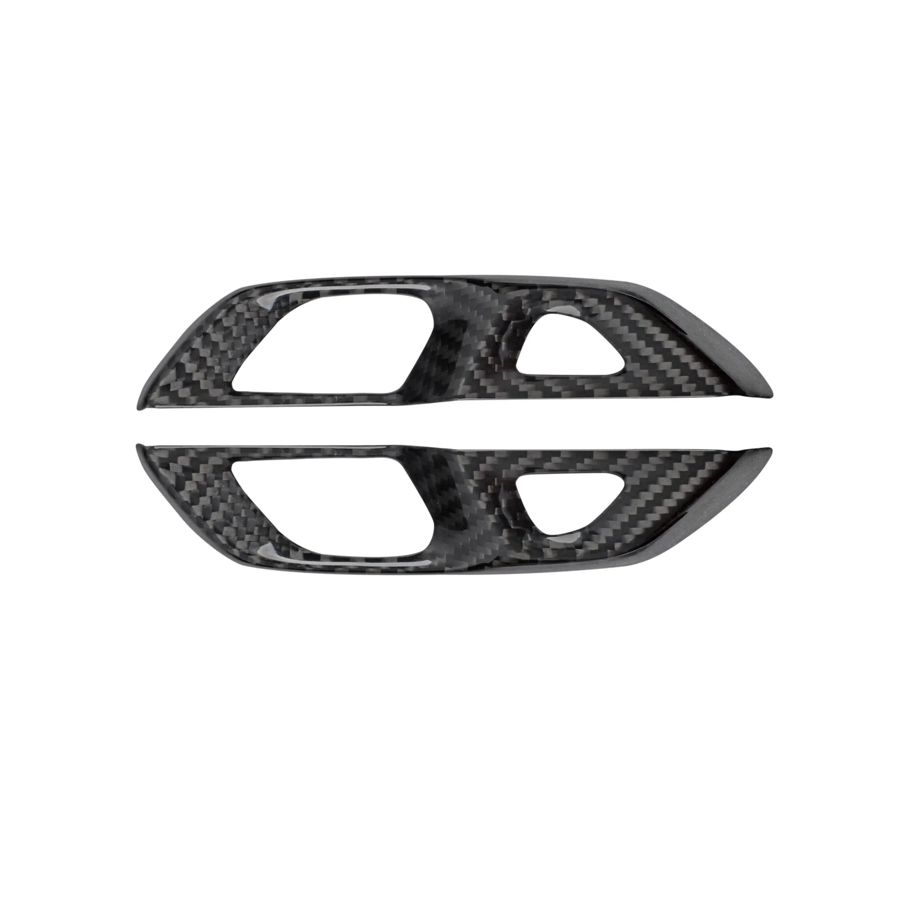 C8 Corvette Real Carbon Fiber Door Lock Trim Covers | Interior
