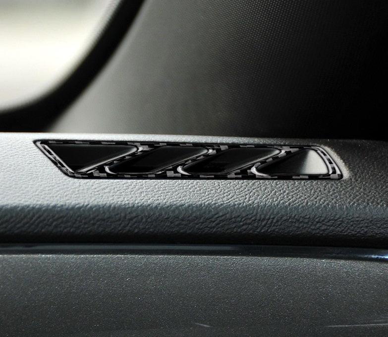 [Set] Carbon Fiber Dash Vent Trim Overlay For Chevy Camaro 2010-2015 - carbonaddons Carbon Fiber Parts, Accessories, Upgrades, Mods