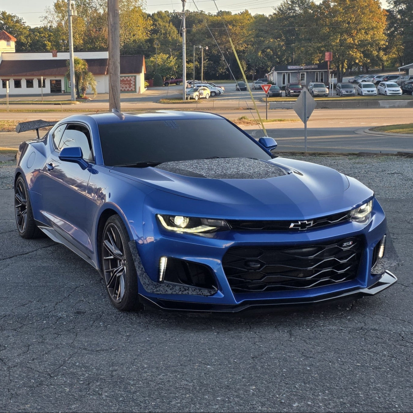 2017–2024 Camaro ZL1 Splitter Extension | ABS Front Aero | Fits Factory ZL1 Only