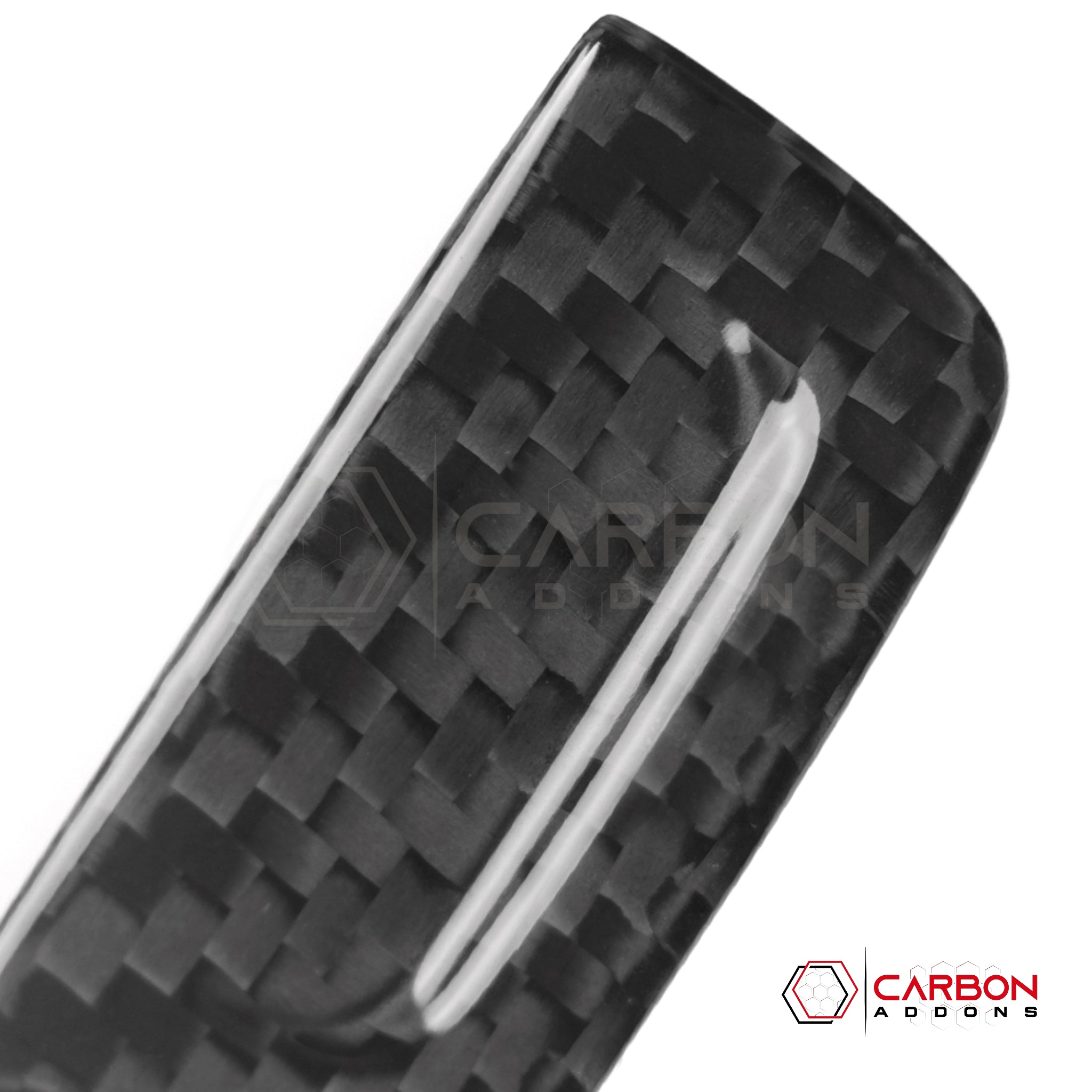 C8 Corvette Glove Box Switch Cover – Real Dry Carbon Fiber (Stingray / Z06 / E-Ray / ZR1, 2020-2025)