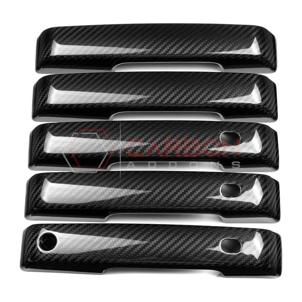 Real Carbon Fiber Exterior Door Handle Covers For 2021+ Ford