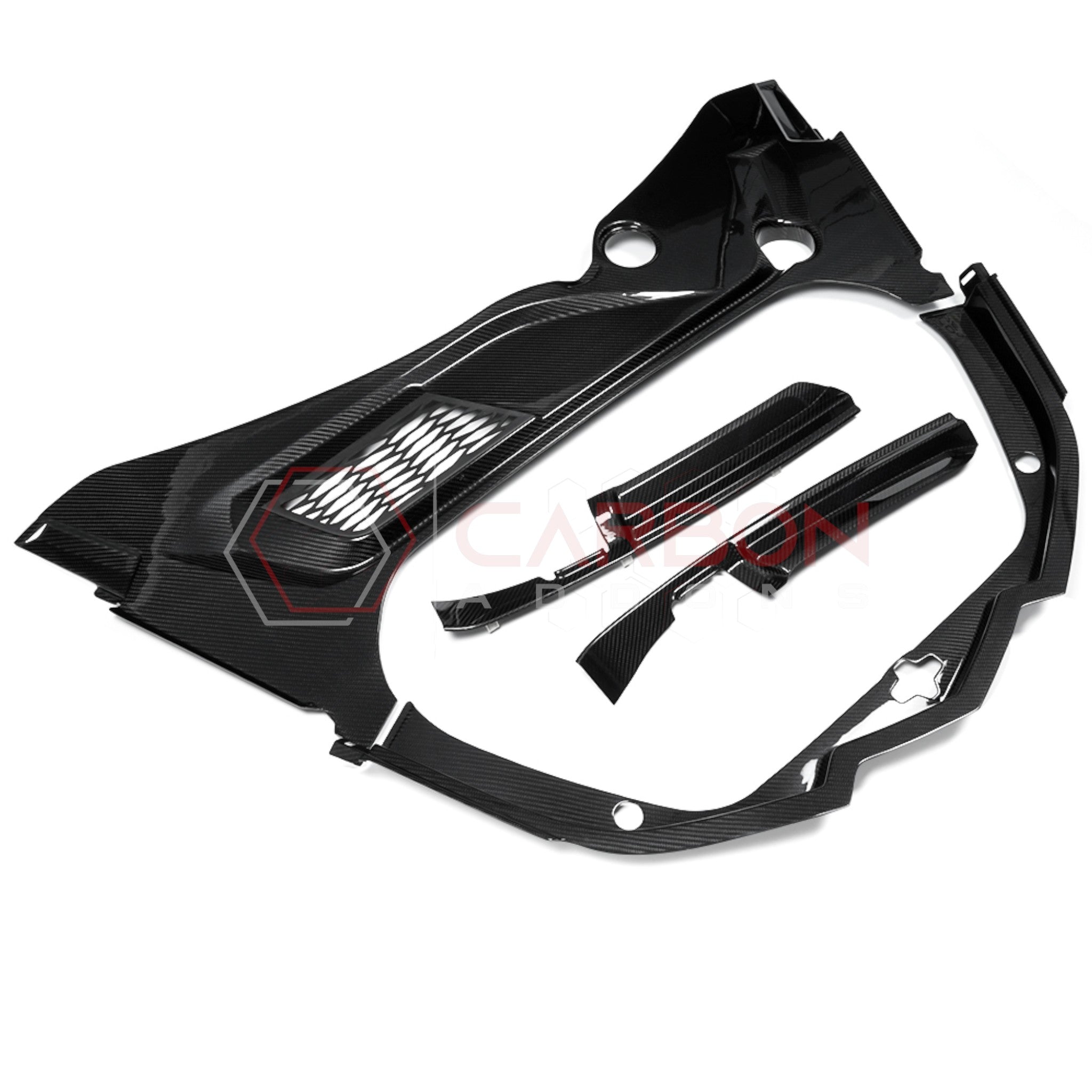 C8 Corvette Real Carbon Fiber Front Trunk/Frunk Replacement Trim Panels