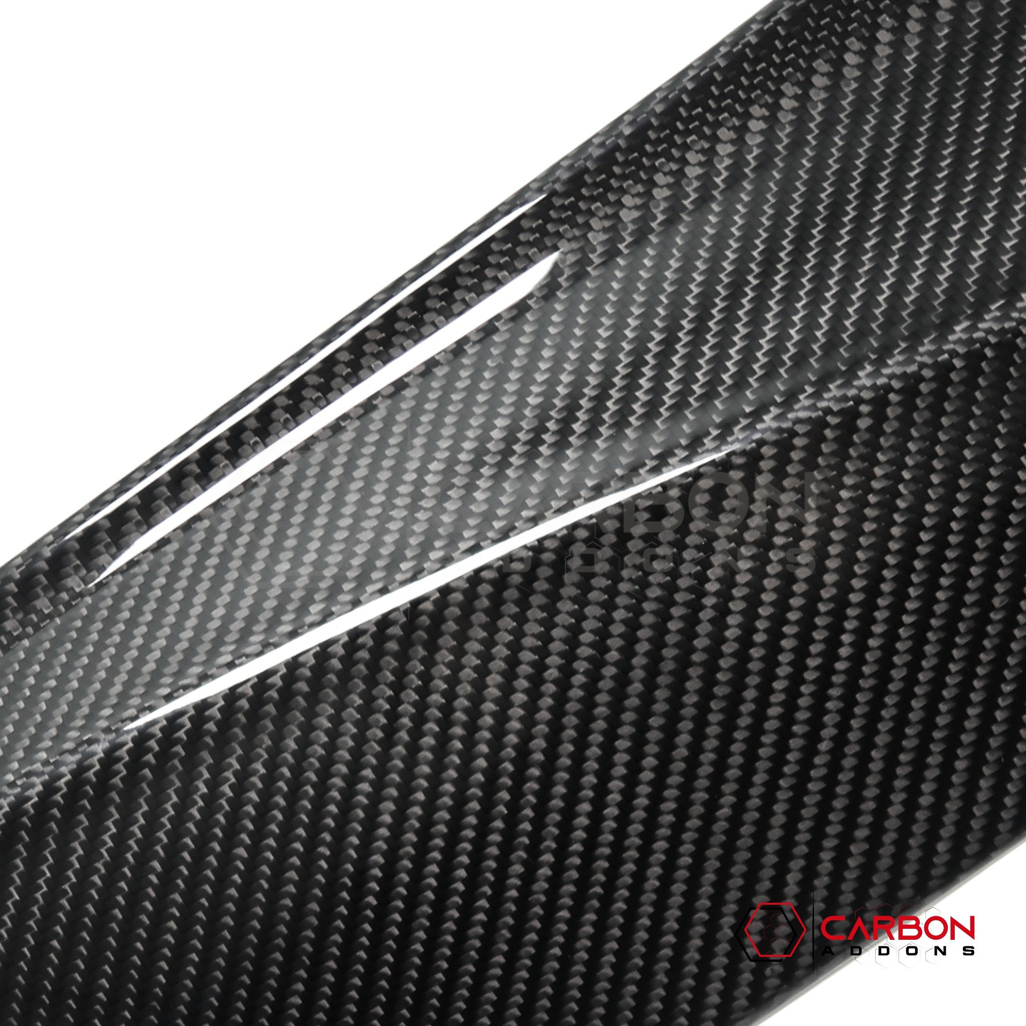 C8 Corvette Real Carbon Fiber Door Kick Panel Covers