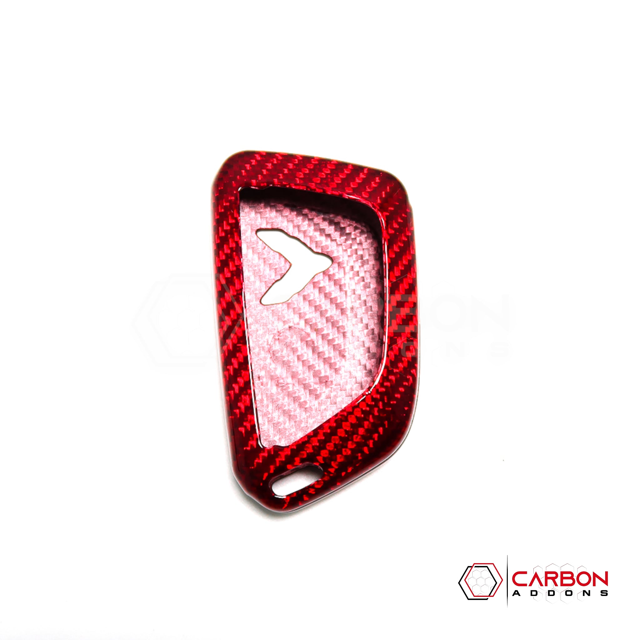 C8 CORVETTE CARBON FIBER KEY COVER - BLACK, RED, BLUE OR FORGE CARBON