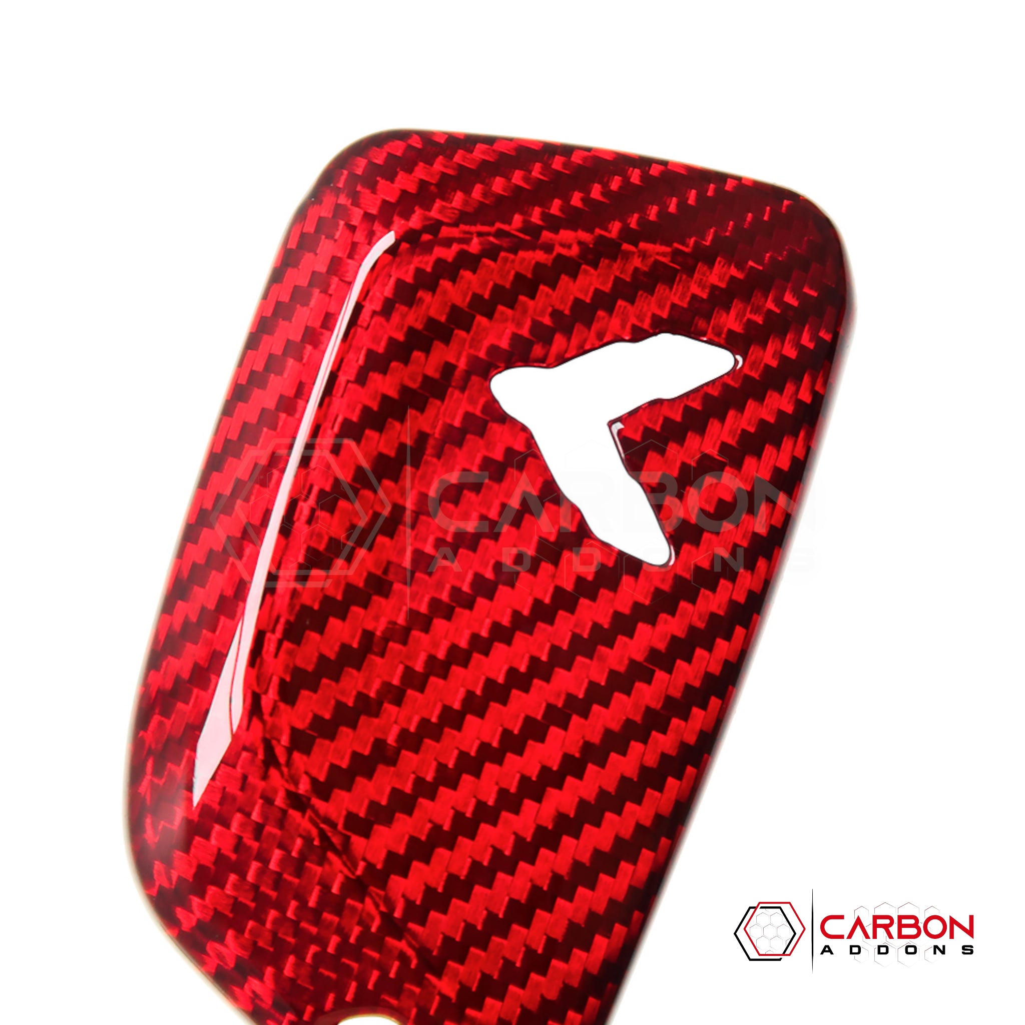 C8 CORVETTE CARBON FIBER KEY COVER - BLACK, RED, BLUE OR FORGE CARBON