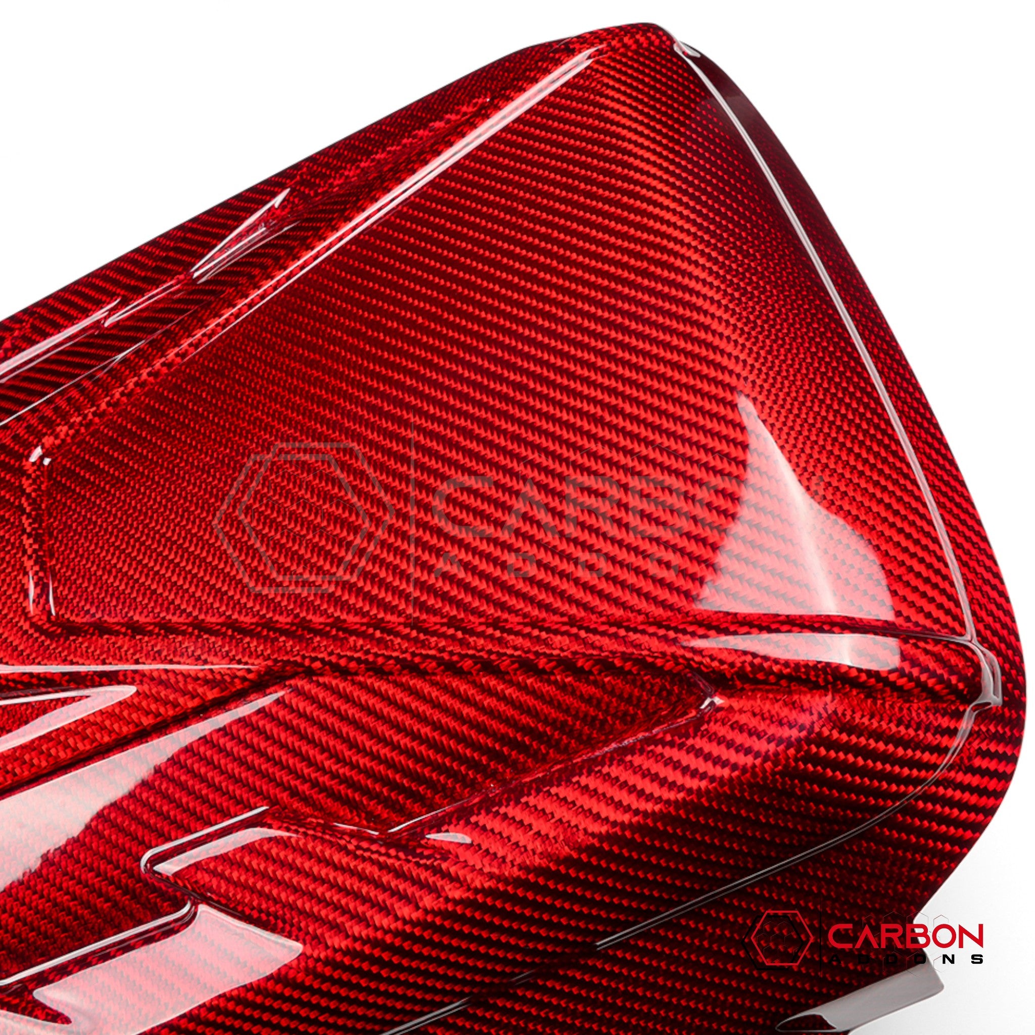 C8 Corvette Stingray Carbon Fiber Engine Cover | Direct OEM Replacement (2020–2024)