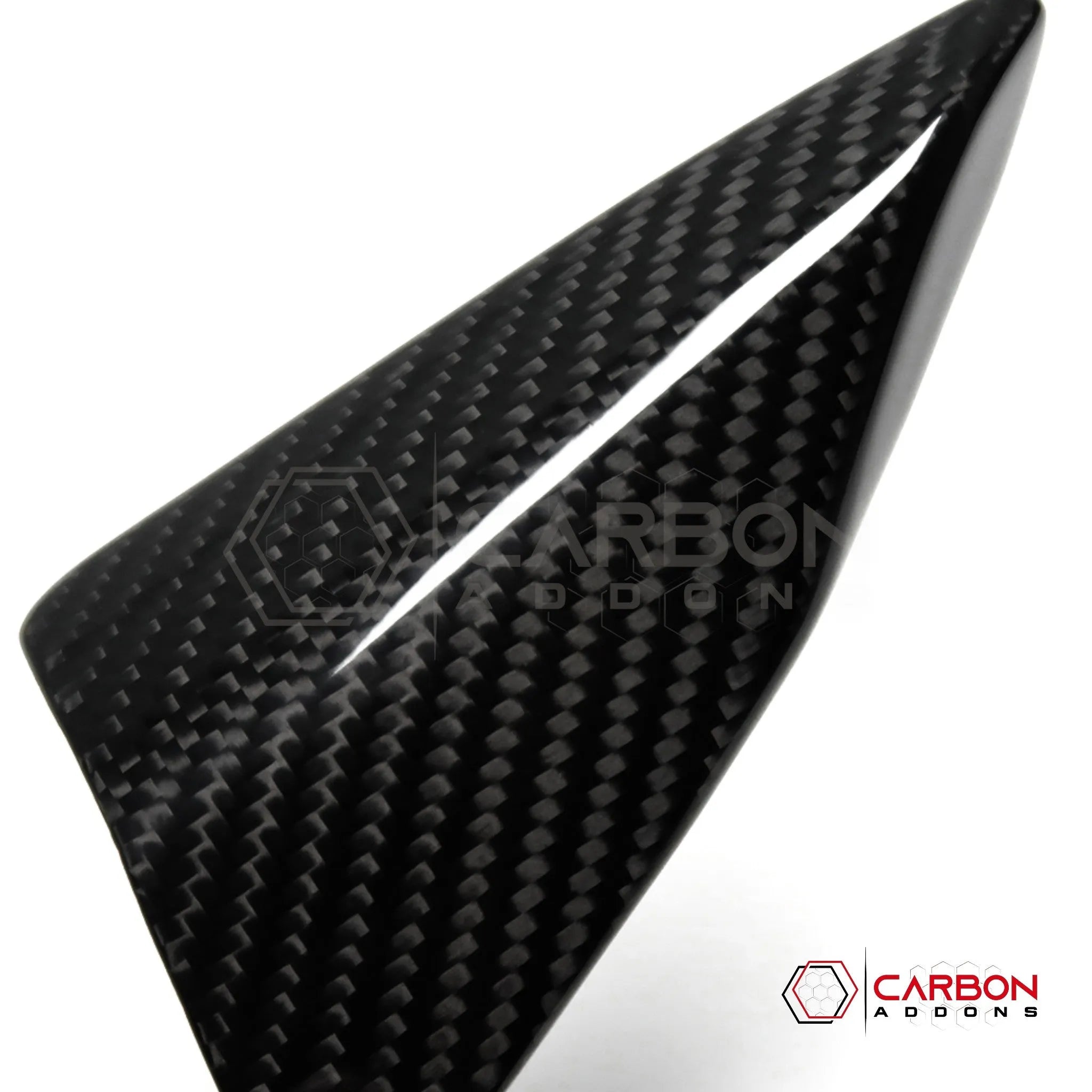 C8 Corvette Carbon Fiber Door Window A-Pillar Triangle Trim Covers