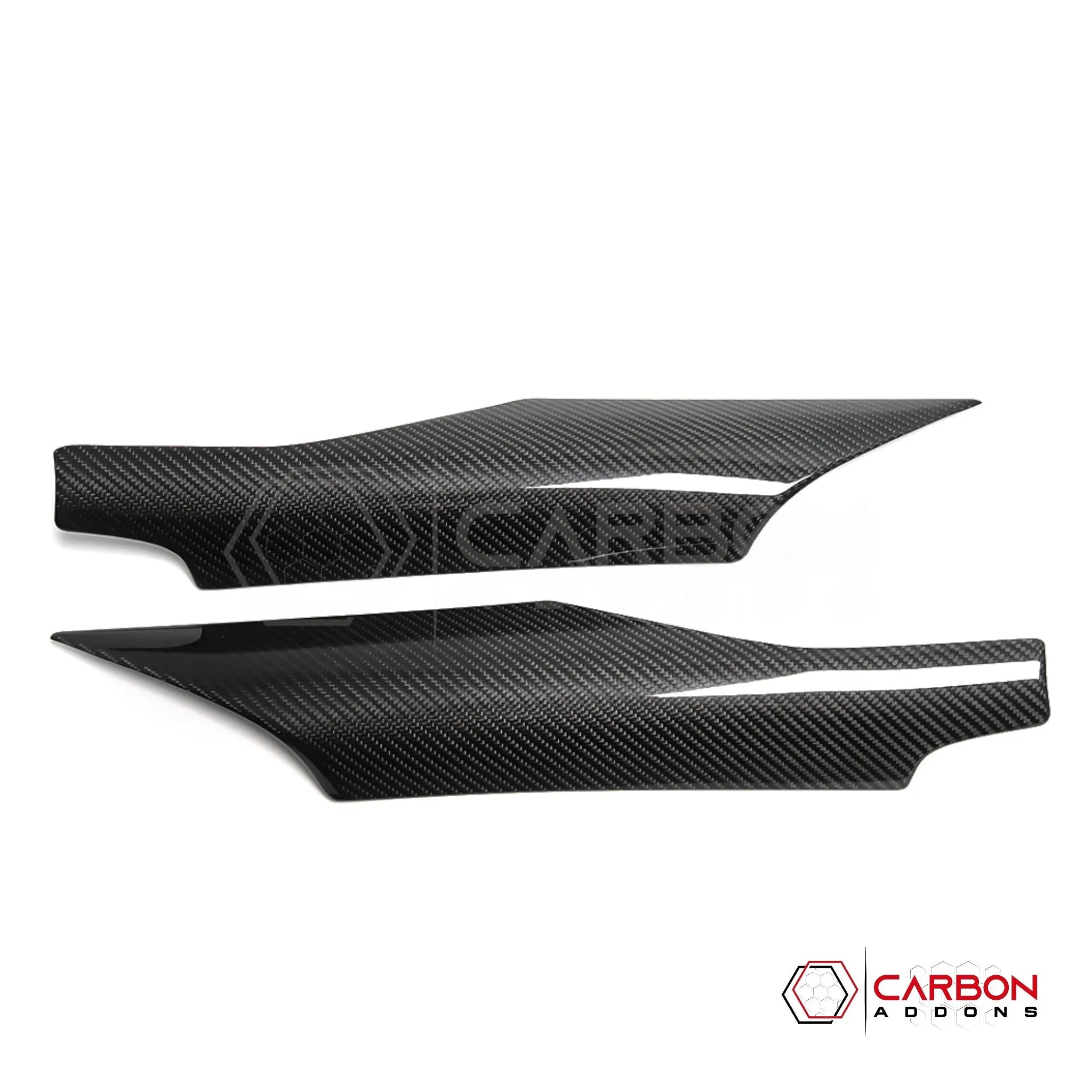 C8 Corvette Carbon Fiber Door Speaker Upper Trim Cover