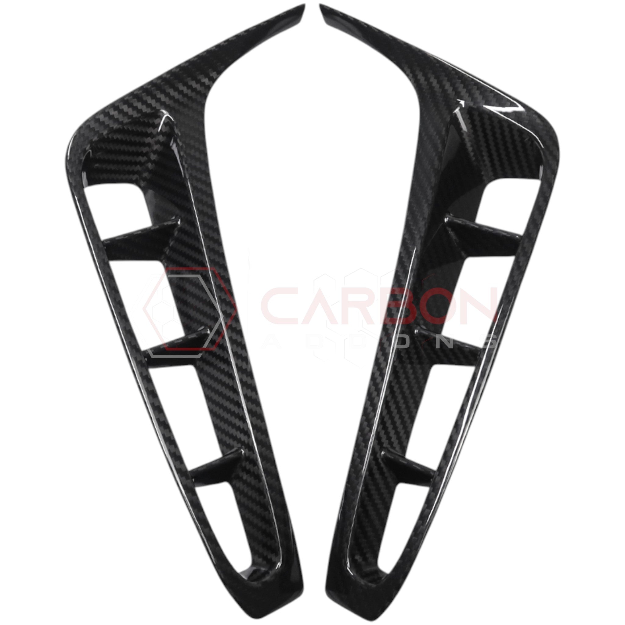 C8 Corvette Z06 Carbon Fiber Rear Bumper Side Vent Cover