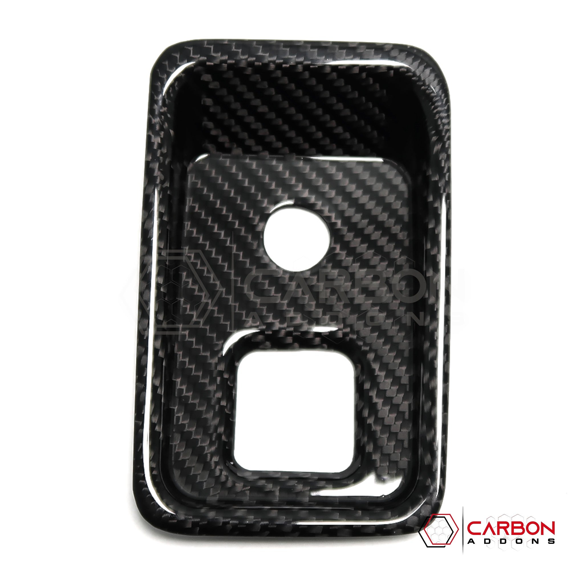 C8 Corvette Parking Brake Control Trim Carbon Fiber Cover