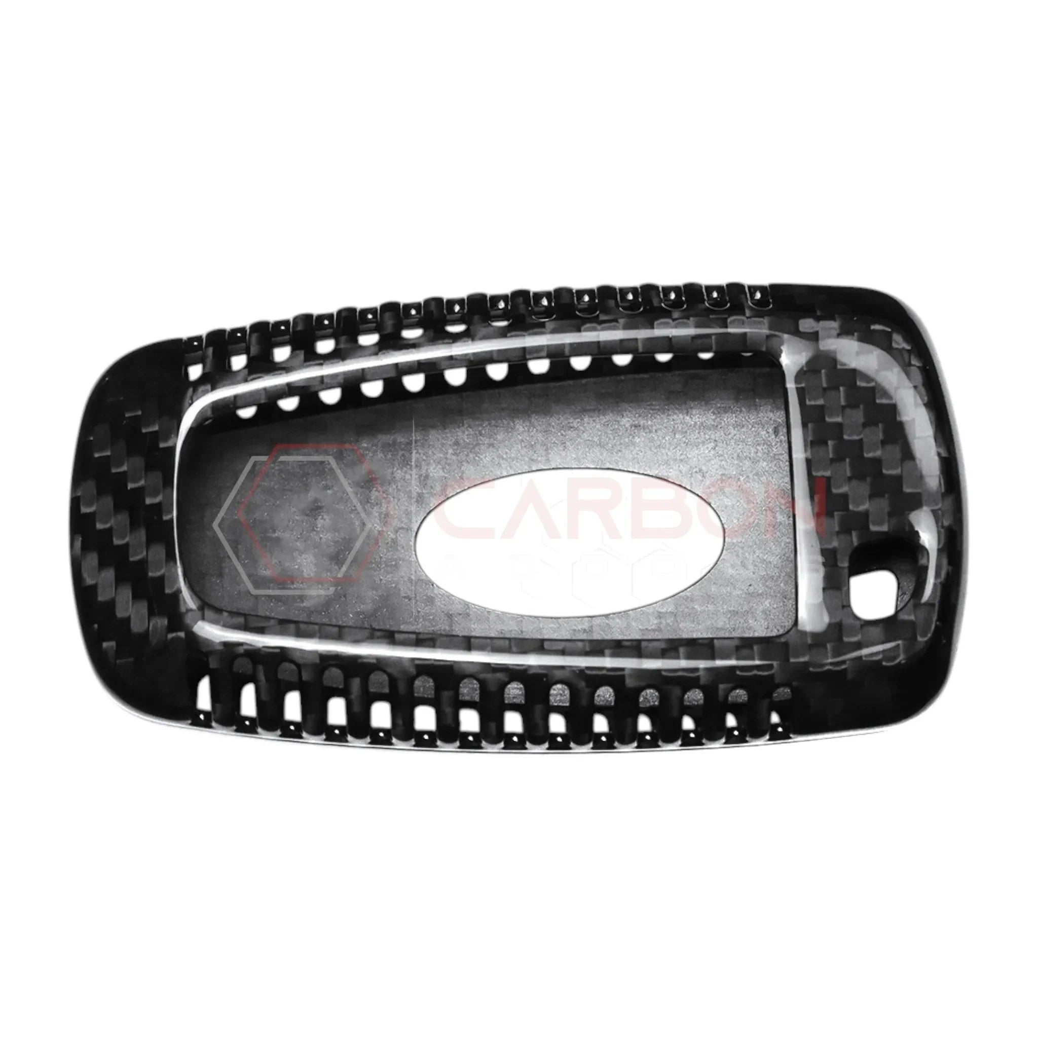 Fit Ford Mustang Explorer Edge Bronco Carbon Fiber Key Fob Silicone Case Cover e