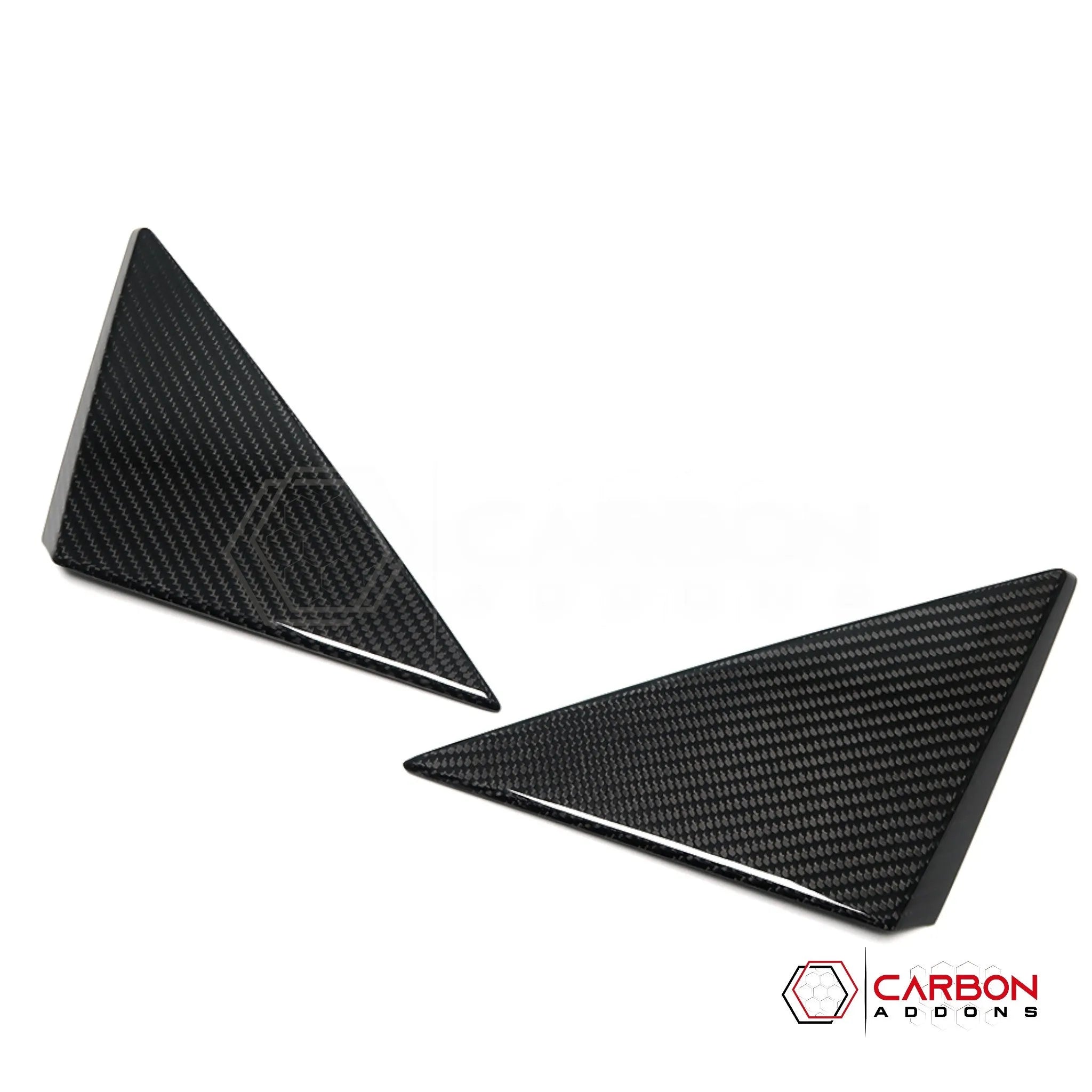 C8 Corvette 2020+ Real Carbon Fiber A-Pillar Trim Cover