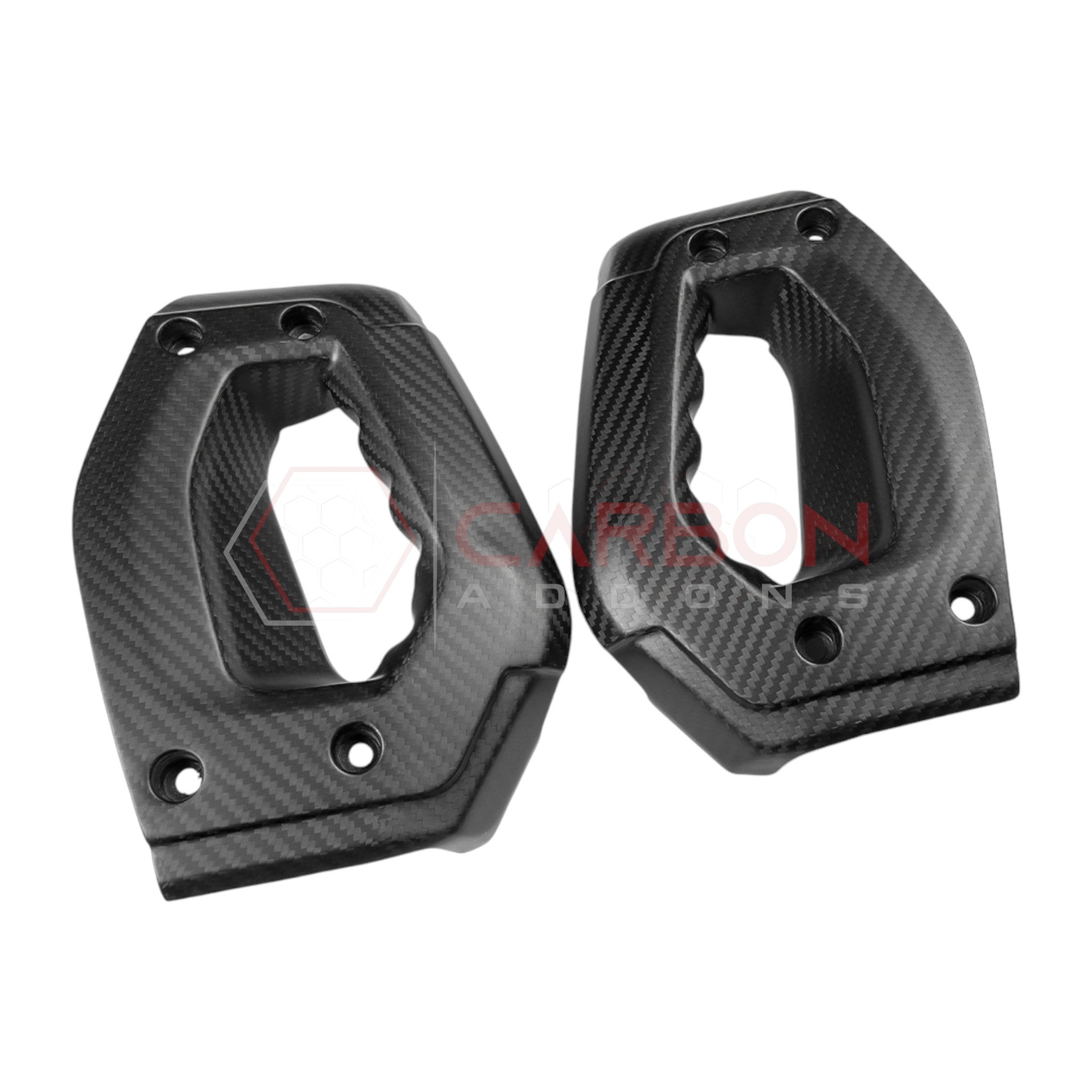 2021+ Ford Bronco Real Carbon Fiber Center Console Grab Handles | Direct Replacement