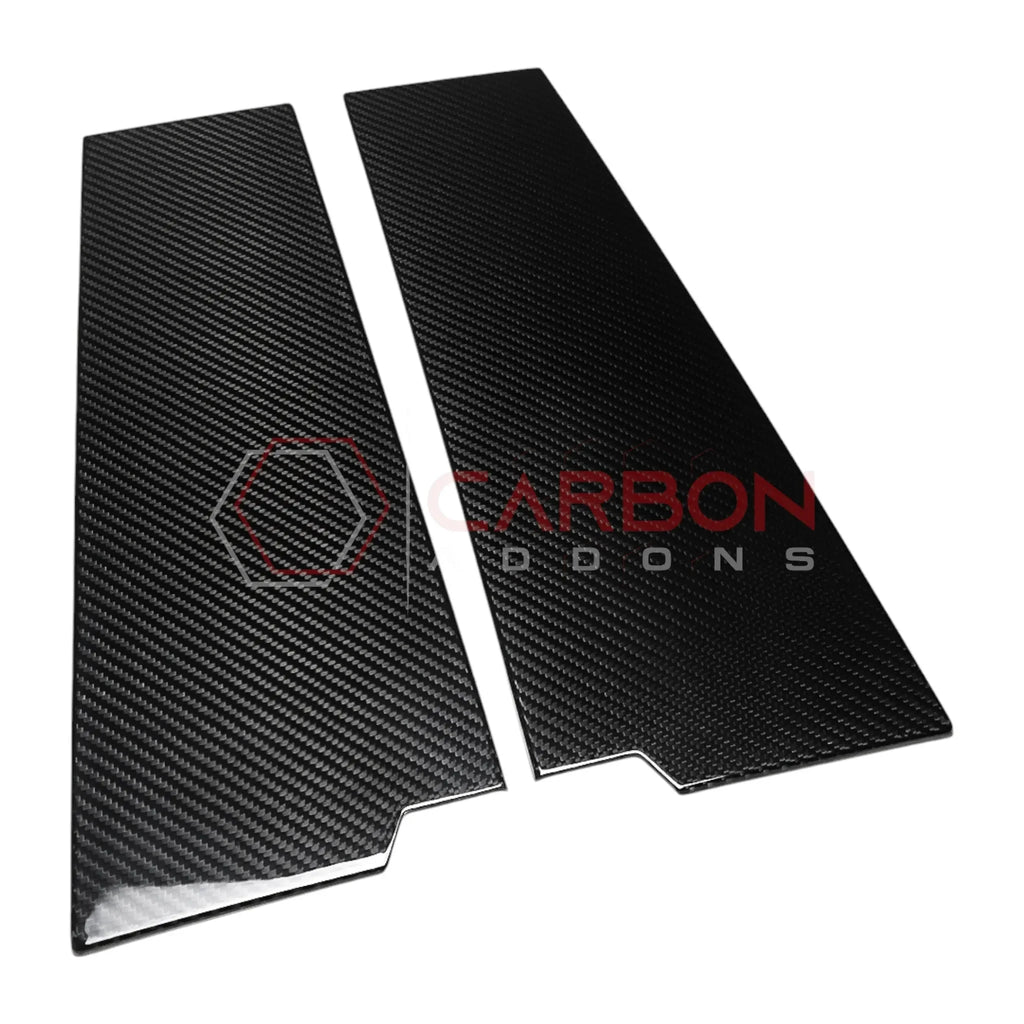 R-spirit Real Carbon Fiber B-Pillar Cover Pair For 2004-2012 Mazda RX-8 SE3P R3 – JDM Style, 3D Finish
