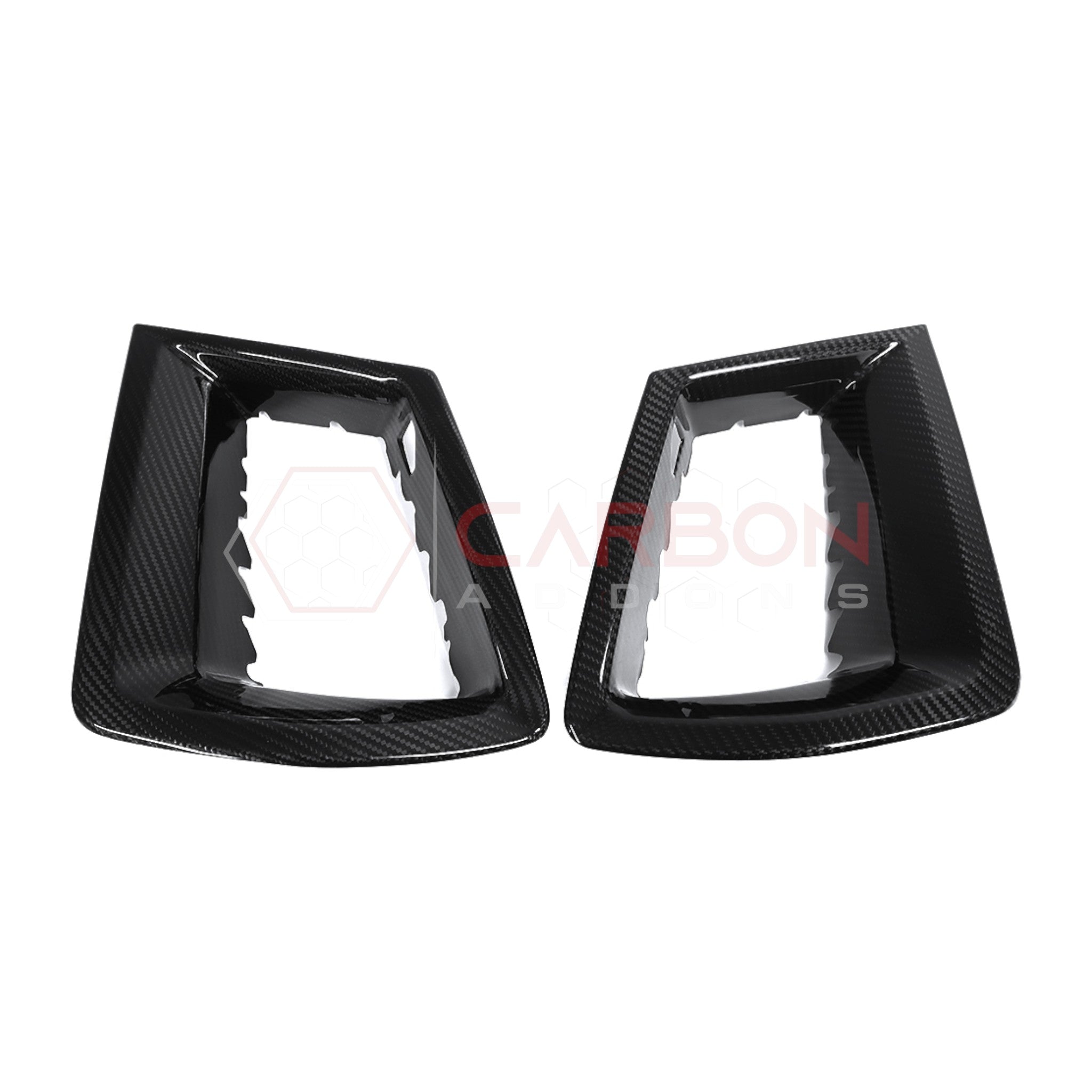 2024+ S650 Ford Mustang GT Real Carbon Fiber Grill Insert Covers