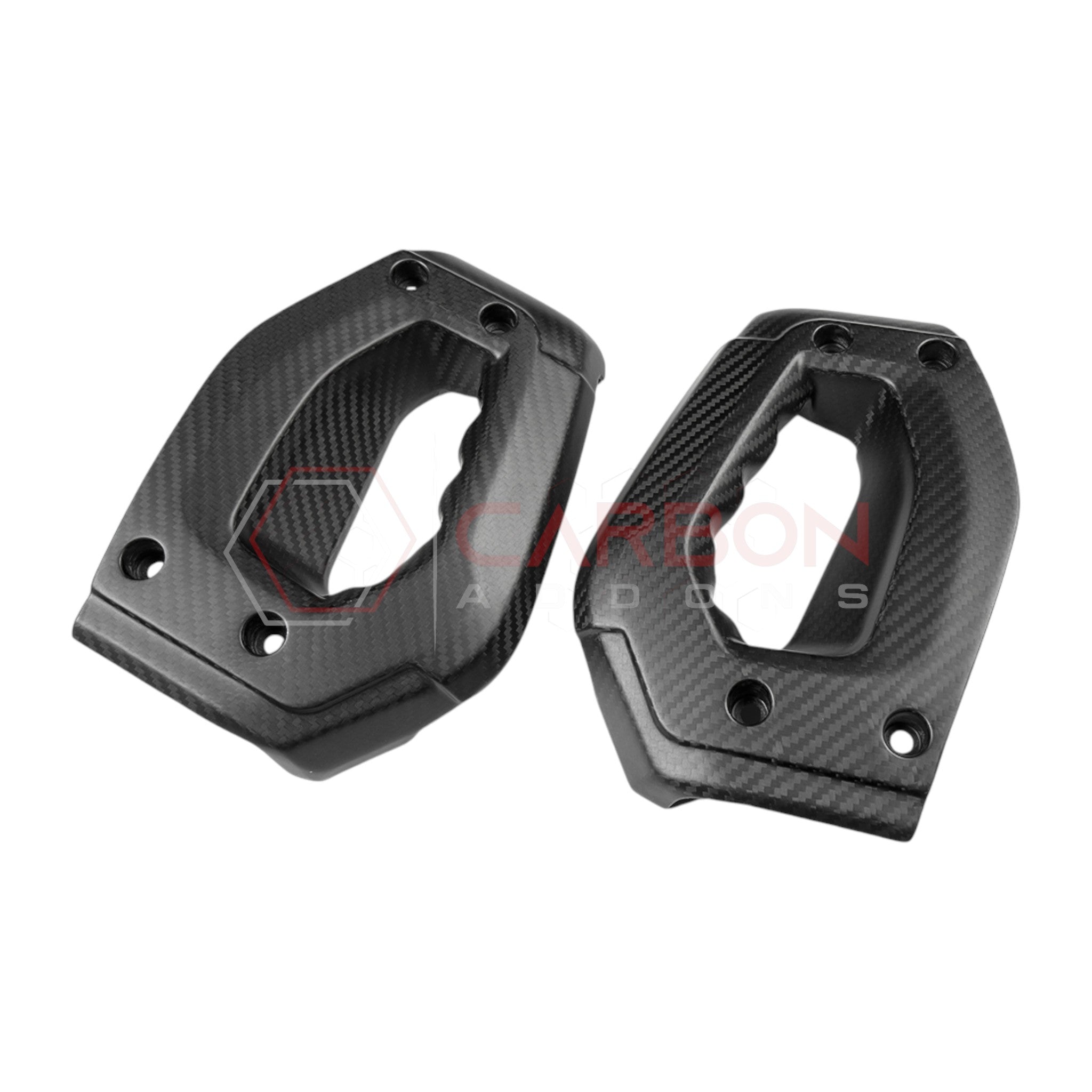 2021+ Ford Bronco Real Carbon Fiber Center Console Grab Handles | Direct Replacement