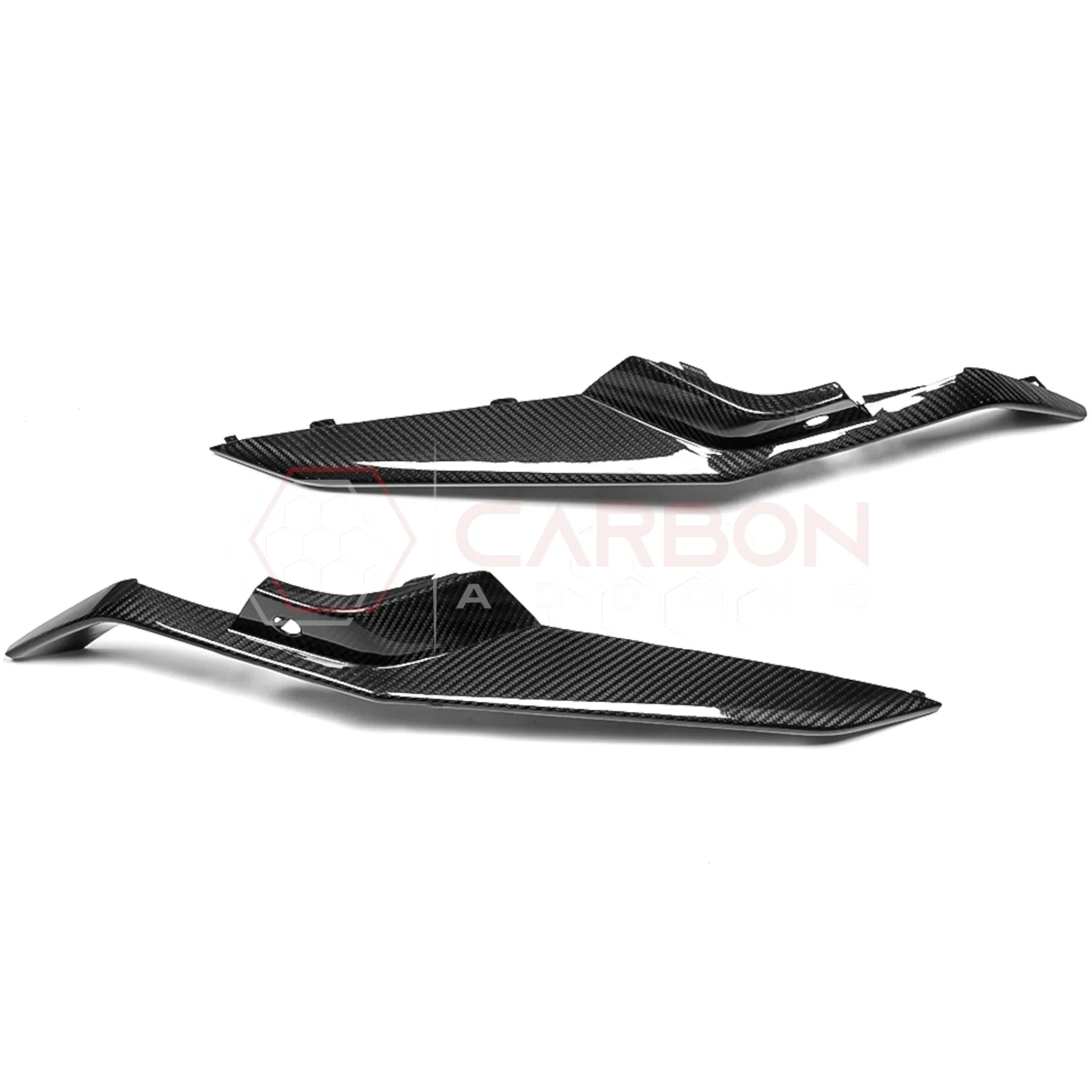C8 Z06 Corvette Real Carbon Fiber Front Bumper Grill Trims